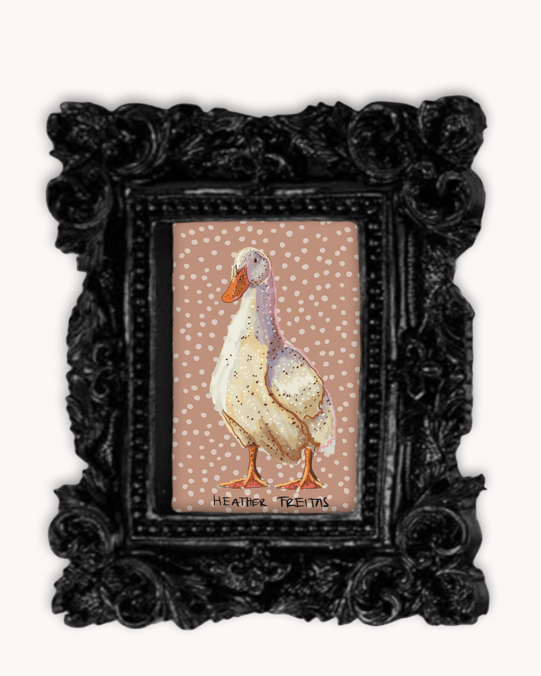 Ugly Duckling Framed Magnet