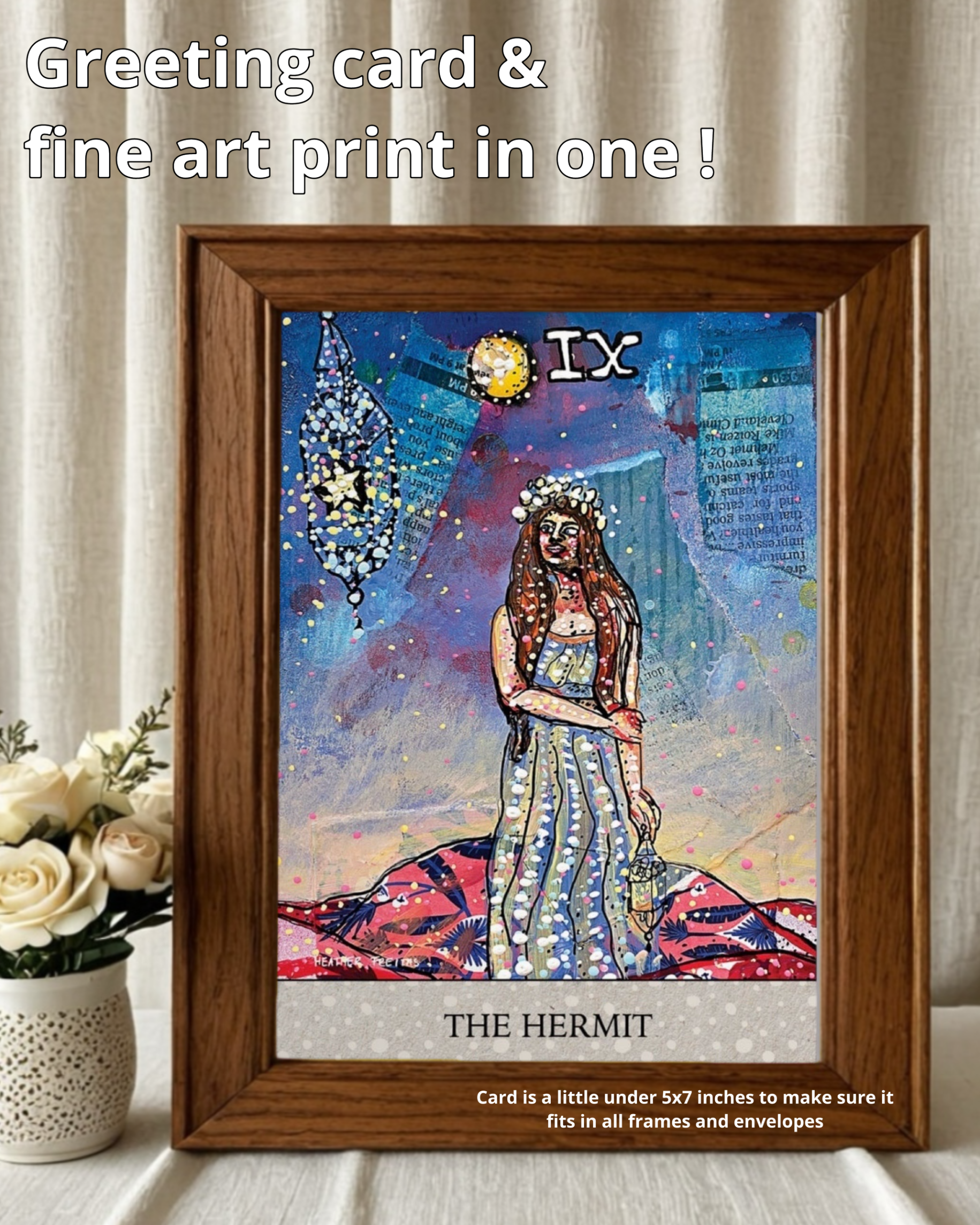 The Hermit Greeting Card / Fine Art Print