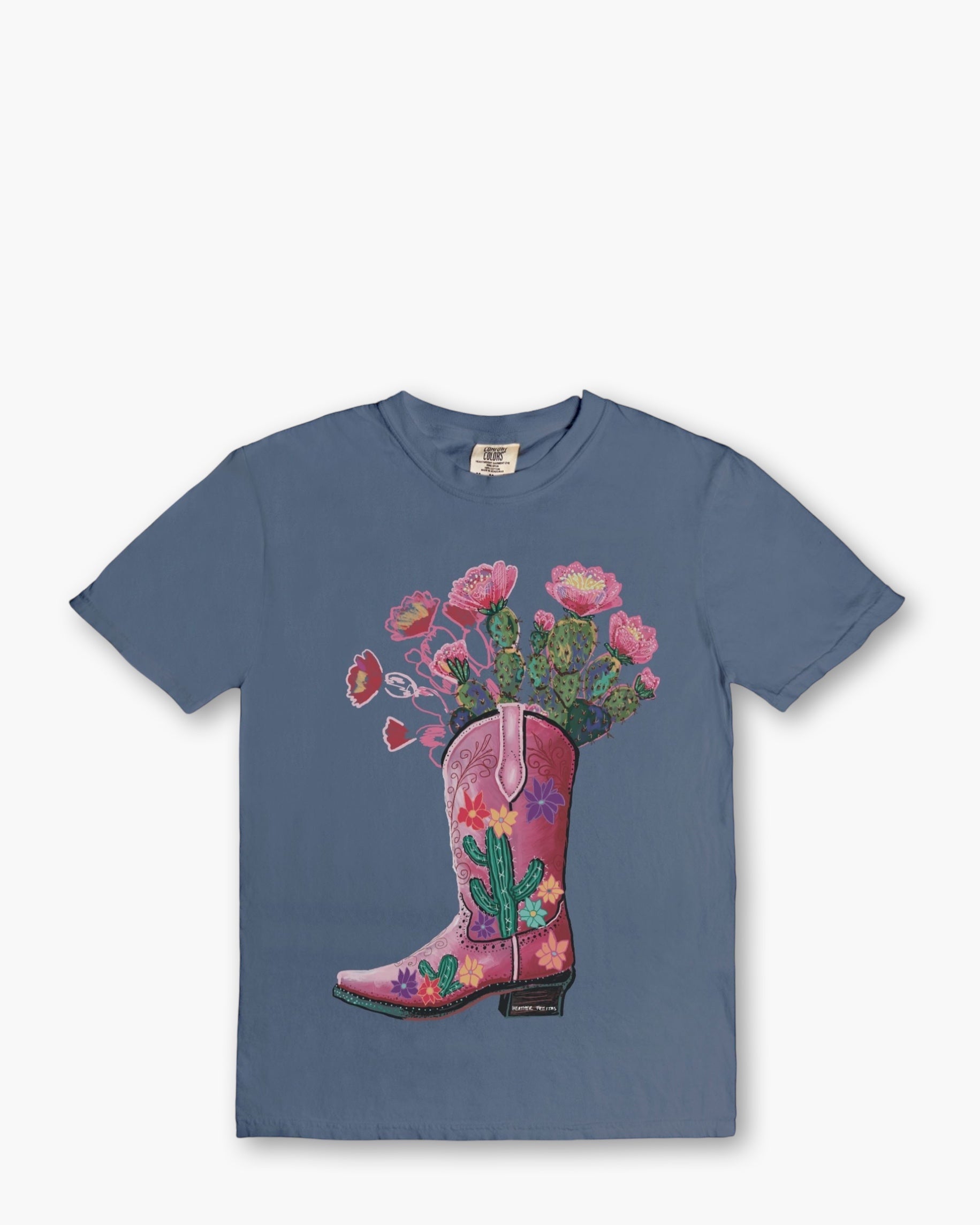 Cowgirl Cactus Boot Tee