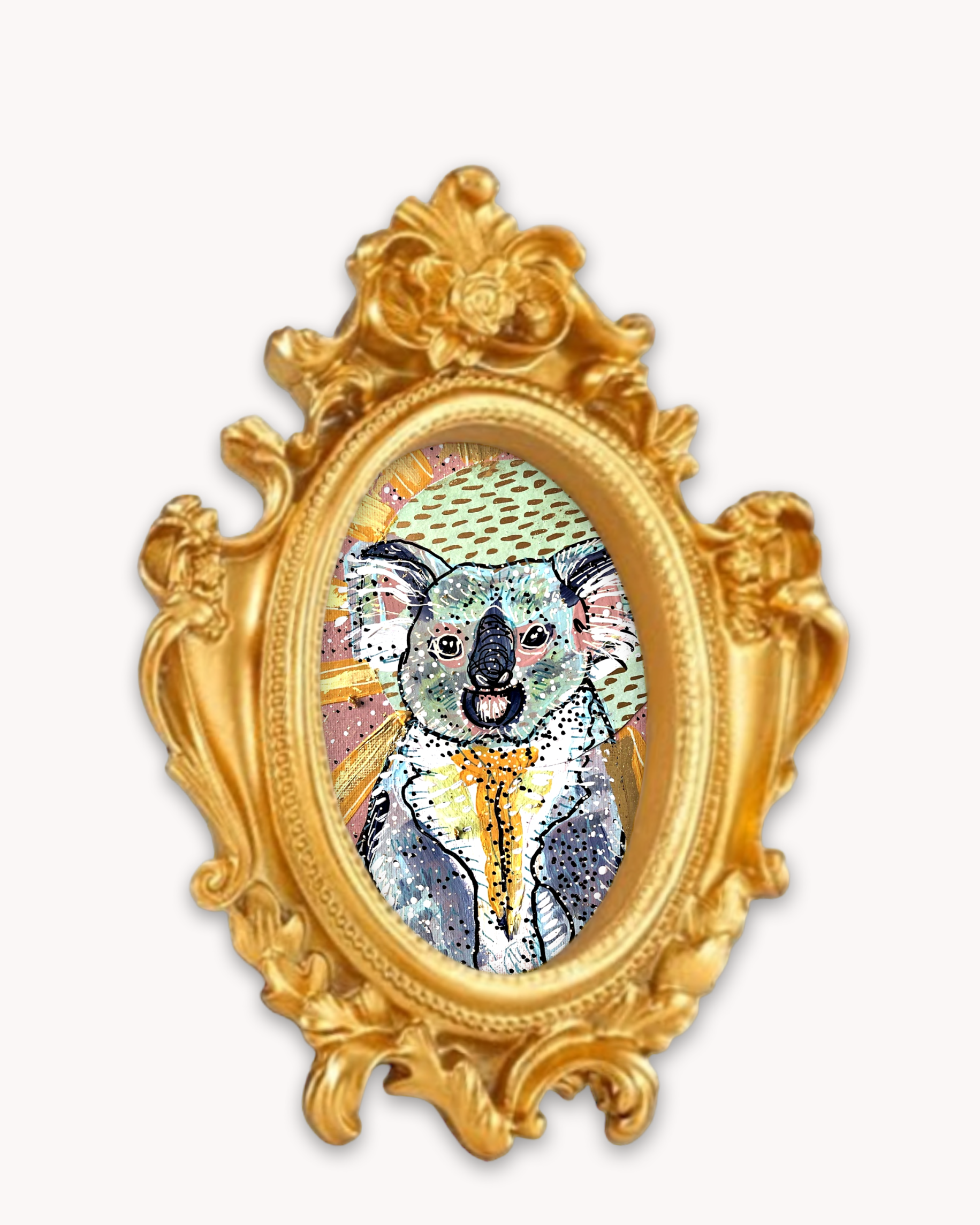 Carole The Koala Framed Magnet