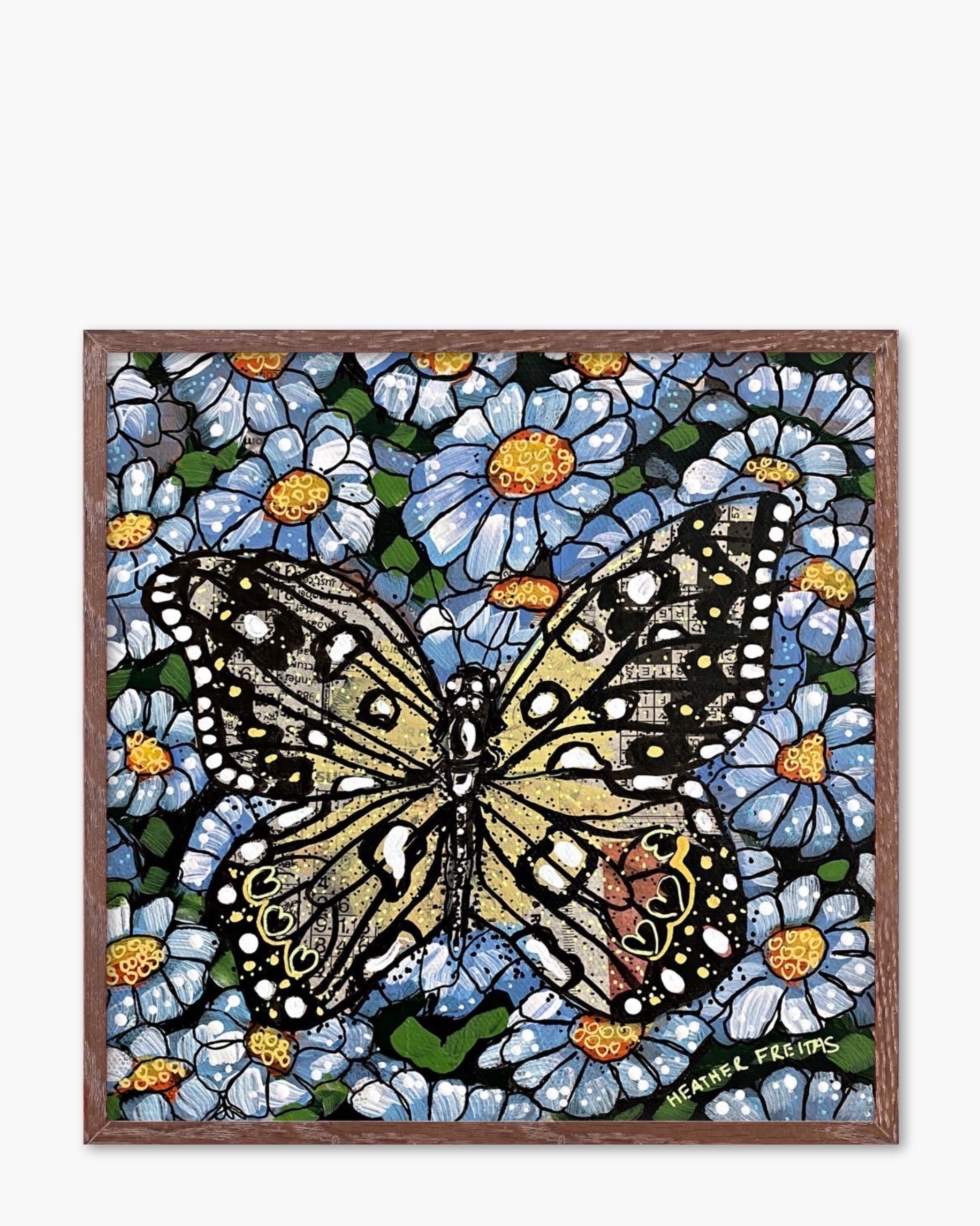 Daisy Butterfly - Limited Edition Signed Paper Print