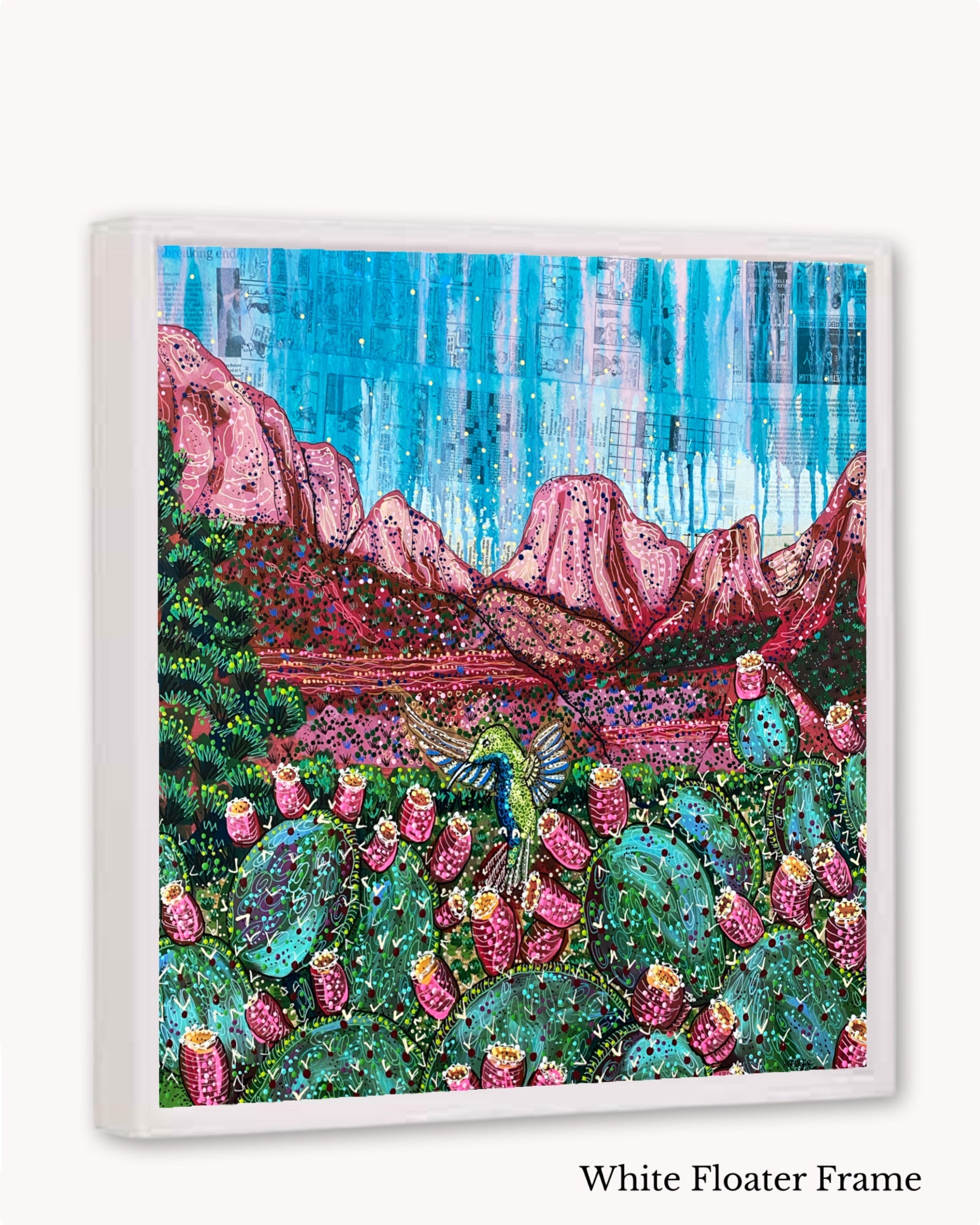 Prickly Pear Paradise ( Original Painting )