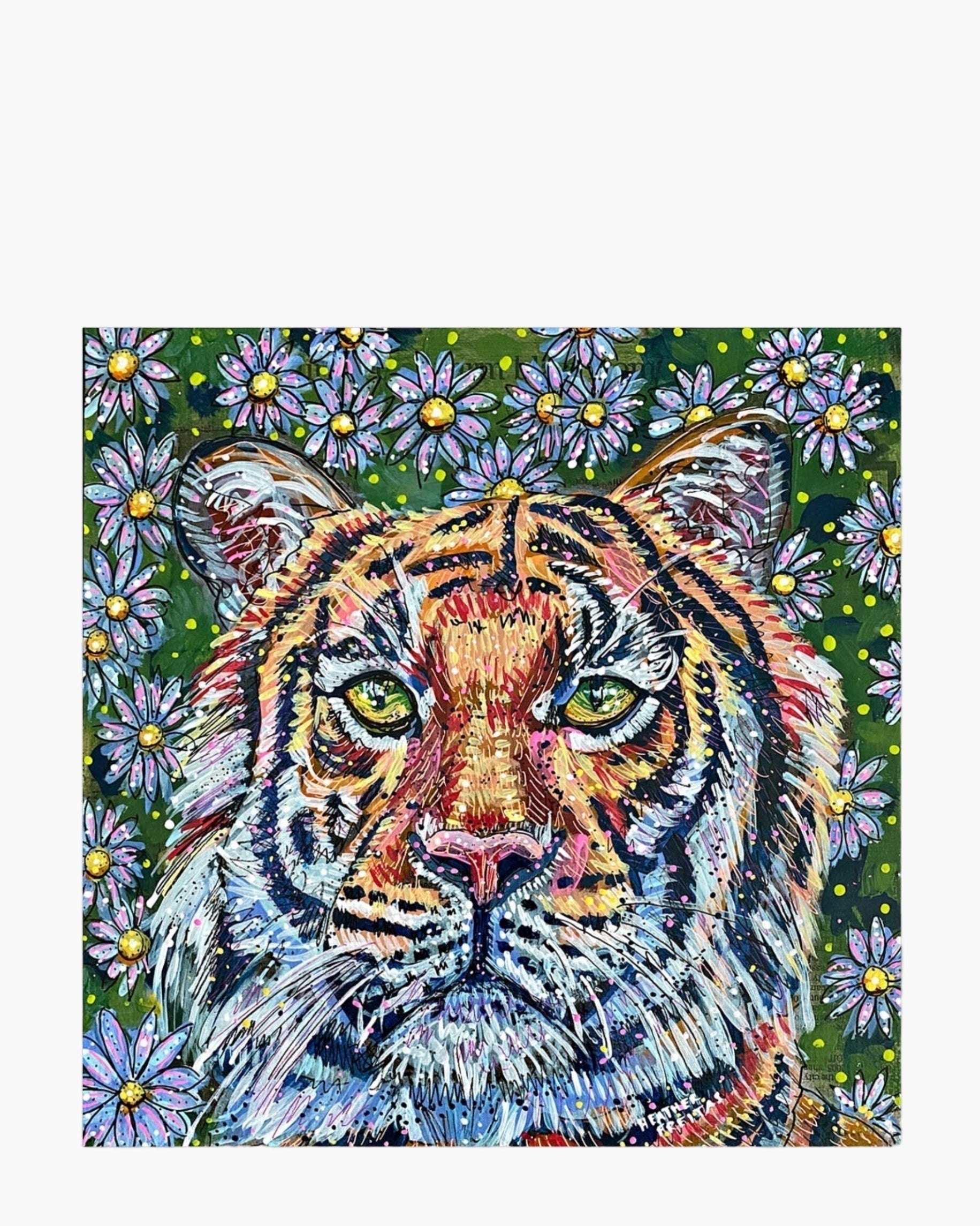 Daisy Tiger - Limited Edition Signed Paper Printt