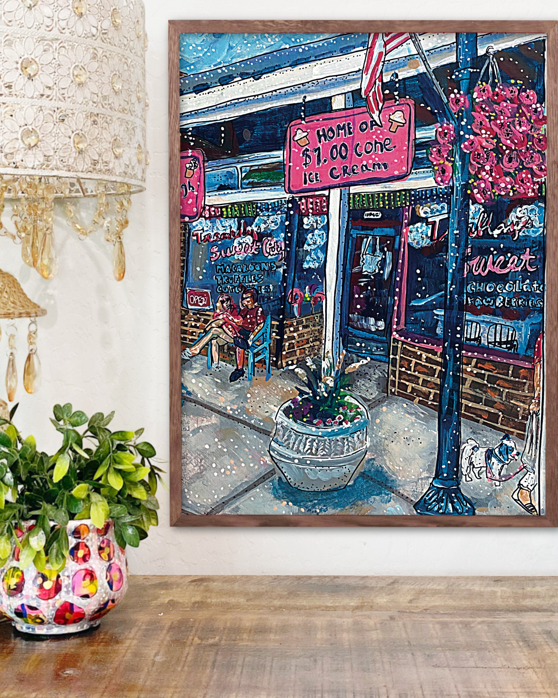 Vintage Icecream Shop - Limited Edition Print