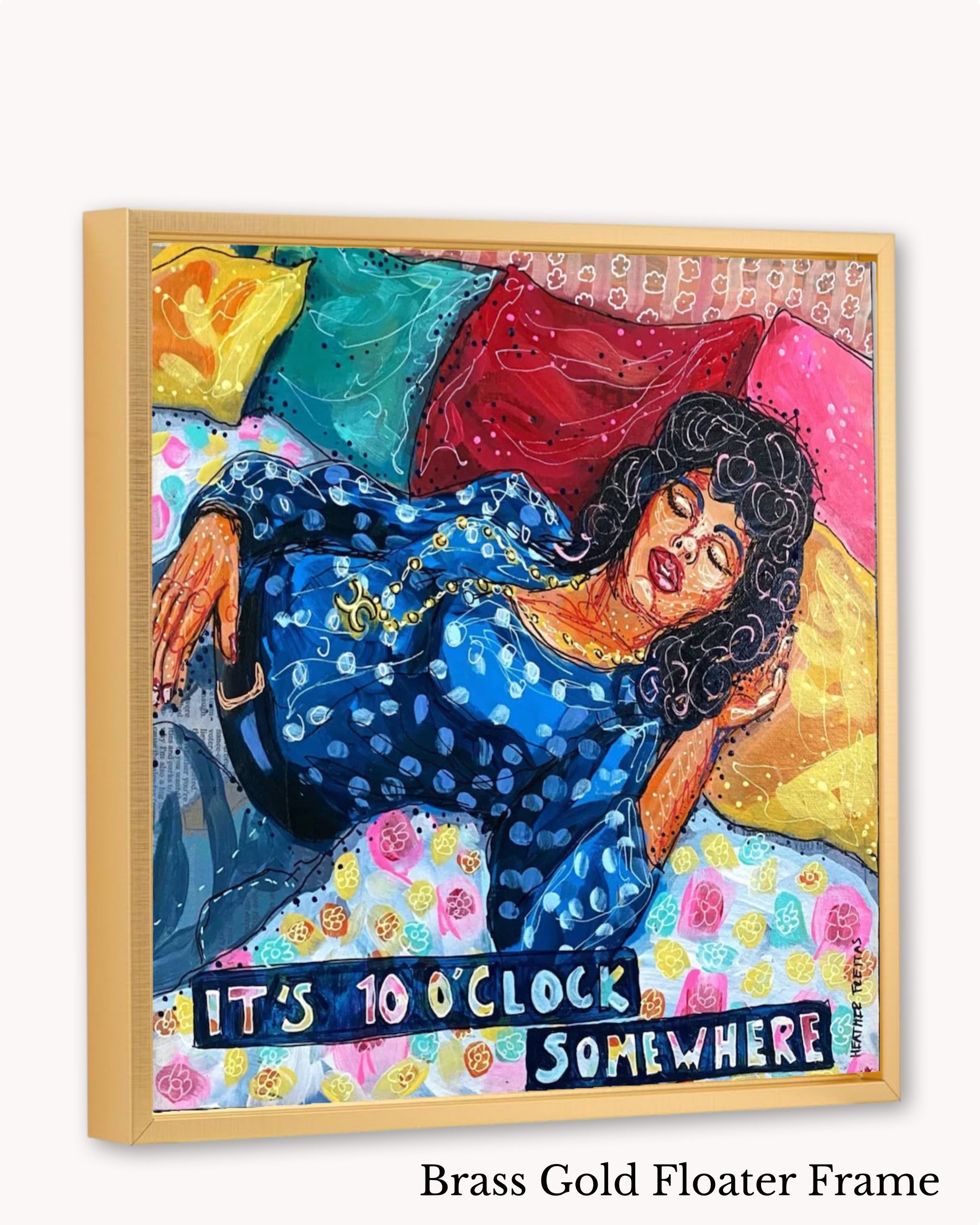 It’s 10 O’clock Somewhere, Early Bird Special ( Original Painting )