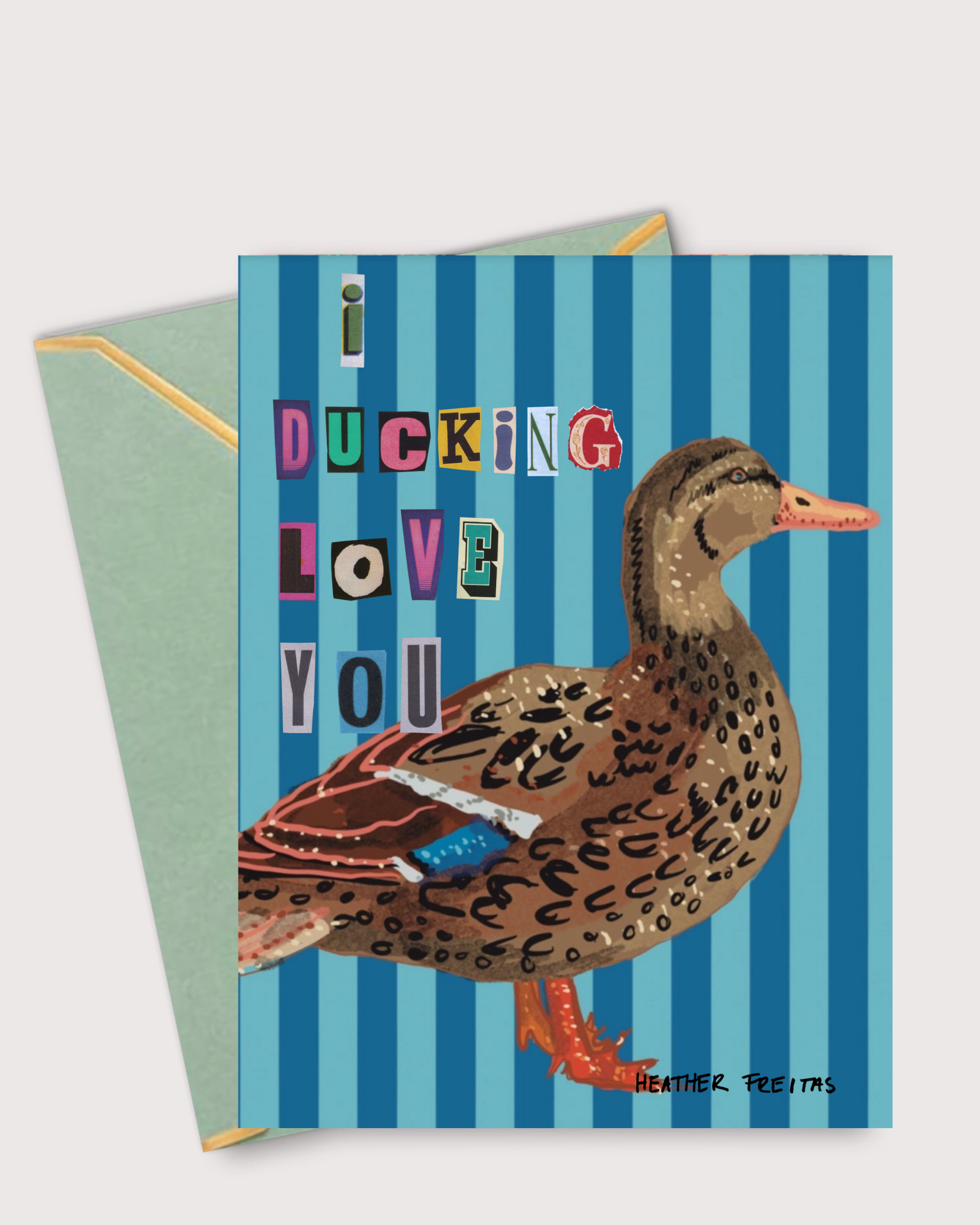 Lady Duck - LE Greeting Card