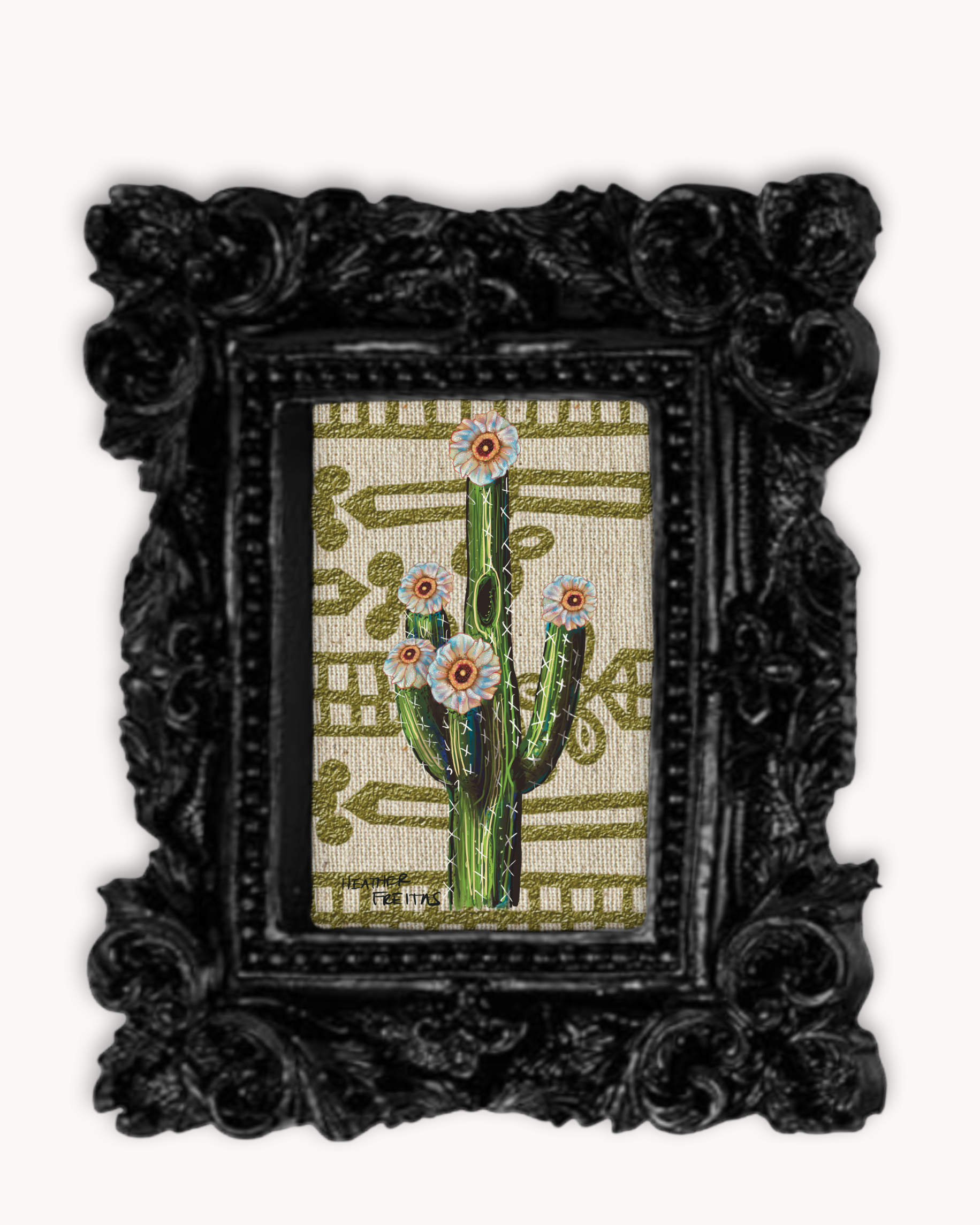 Saguaro Framed Magnet