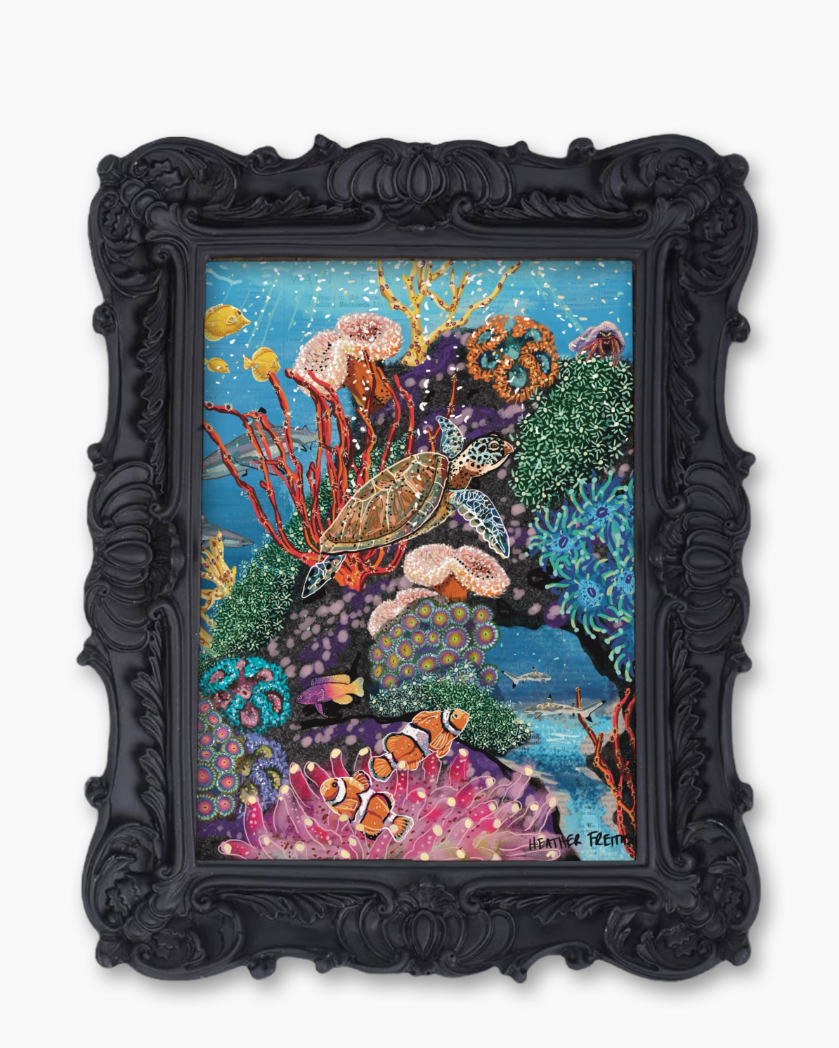 Reef Fine Art Magnet ( Large )