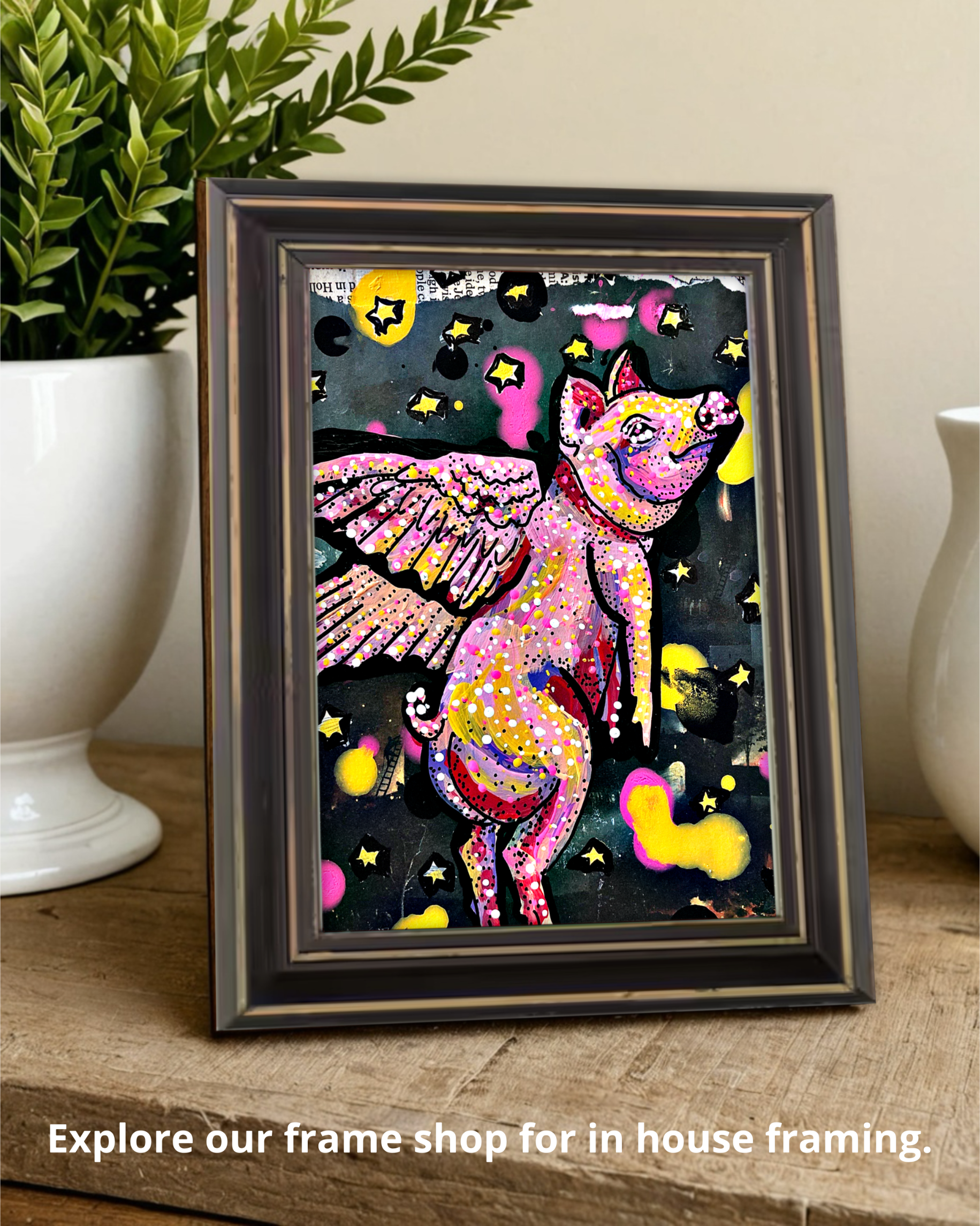 OG Flying Pig - Limited Edition Small Paper Print