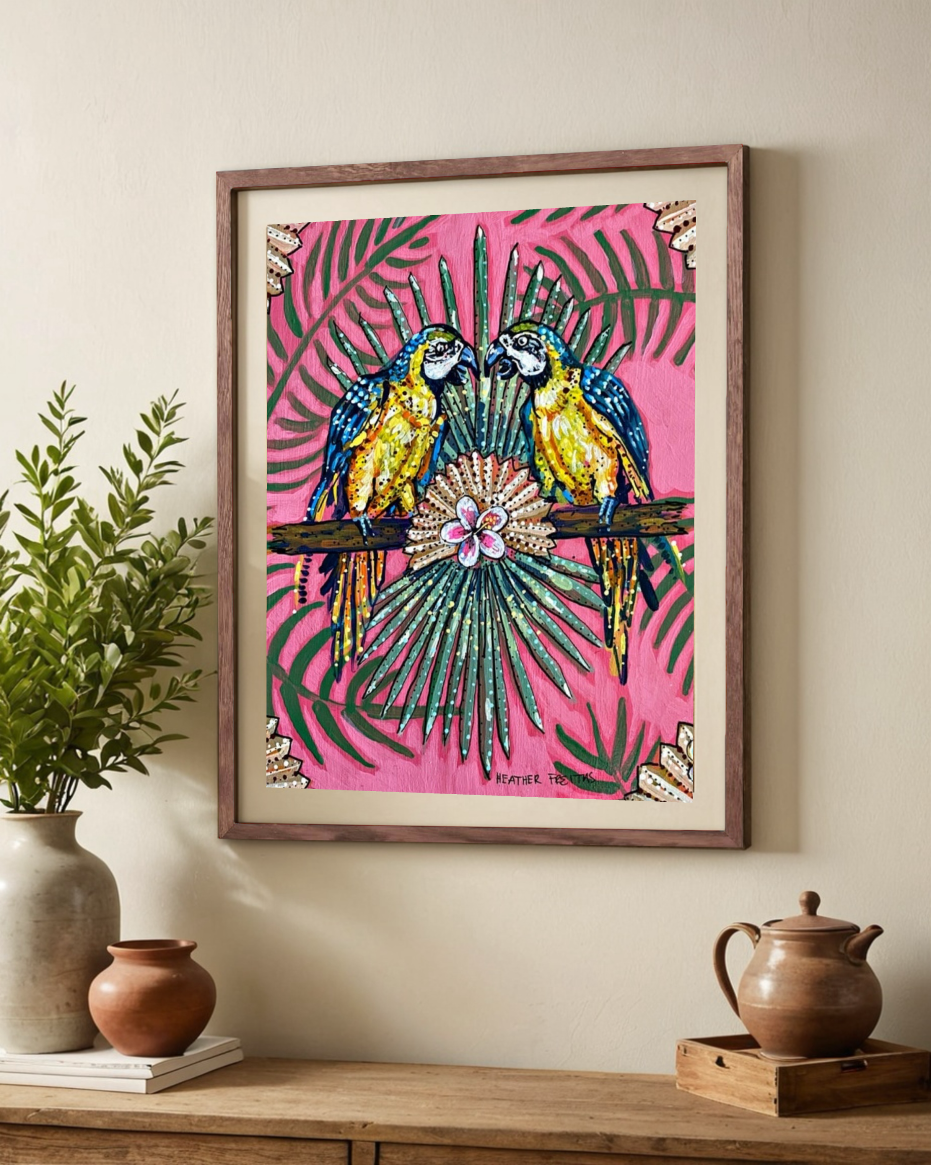 Parrot Paradise - Limited Edition Signed Paper Print