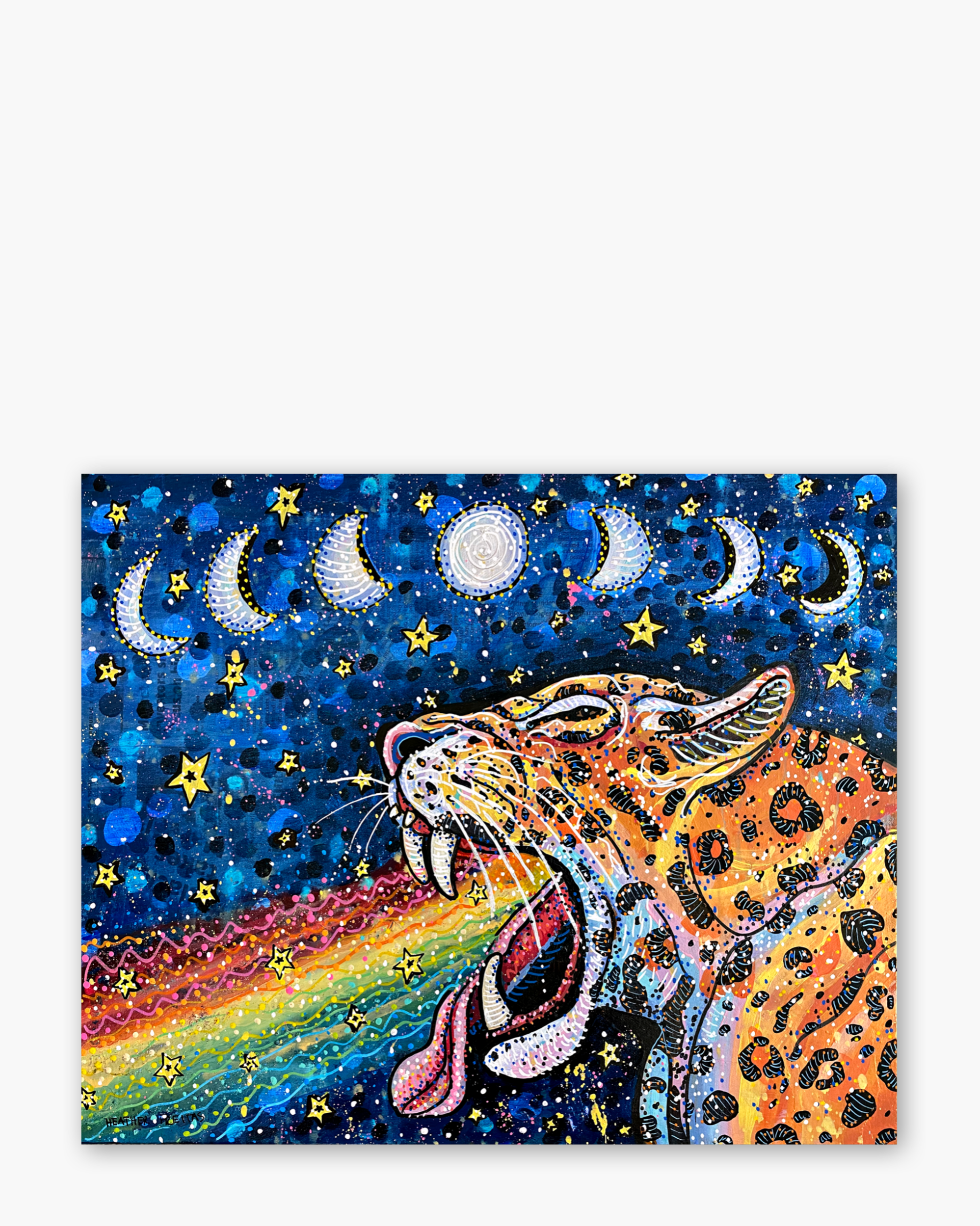 Moon Tides & Jaguar Vibes ( Original Painting )