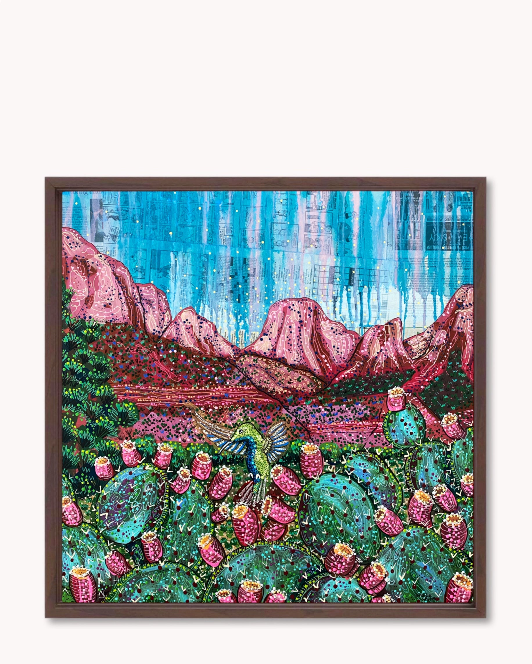 Prickly Pear Paradise ( Original Painting )