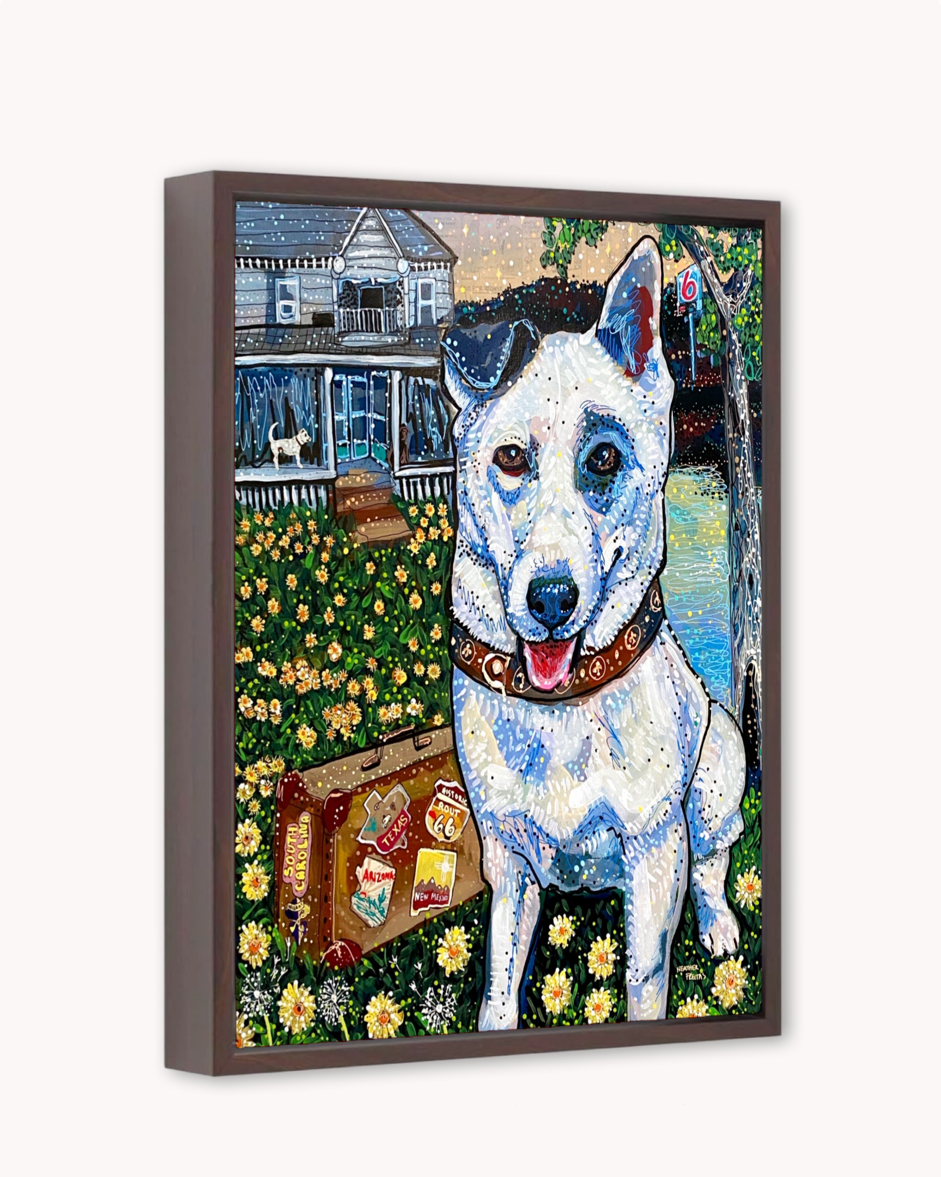 Custom Pet Portrait Painting - Gallery Wrapped Canvas