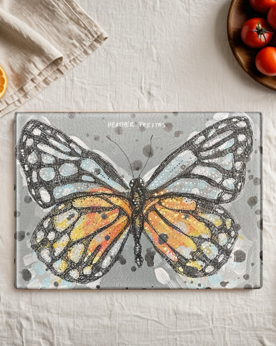 Diamond Monarch Glass Chopping Board Trivet