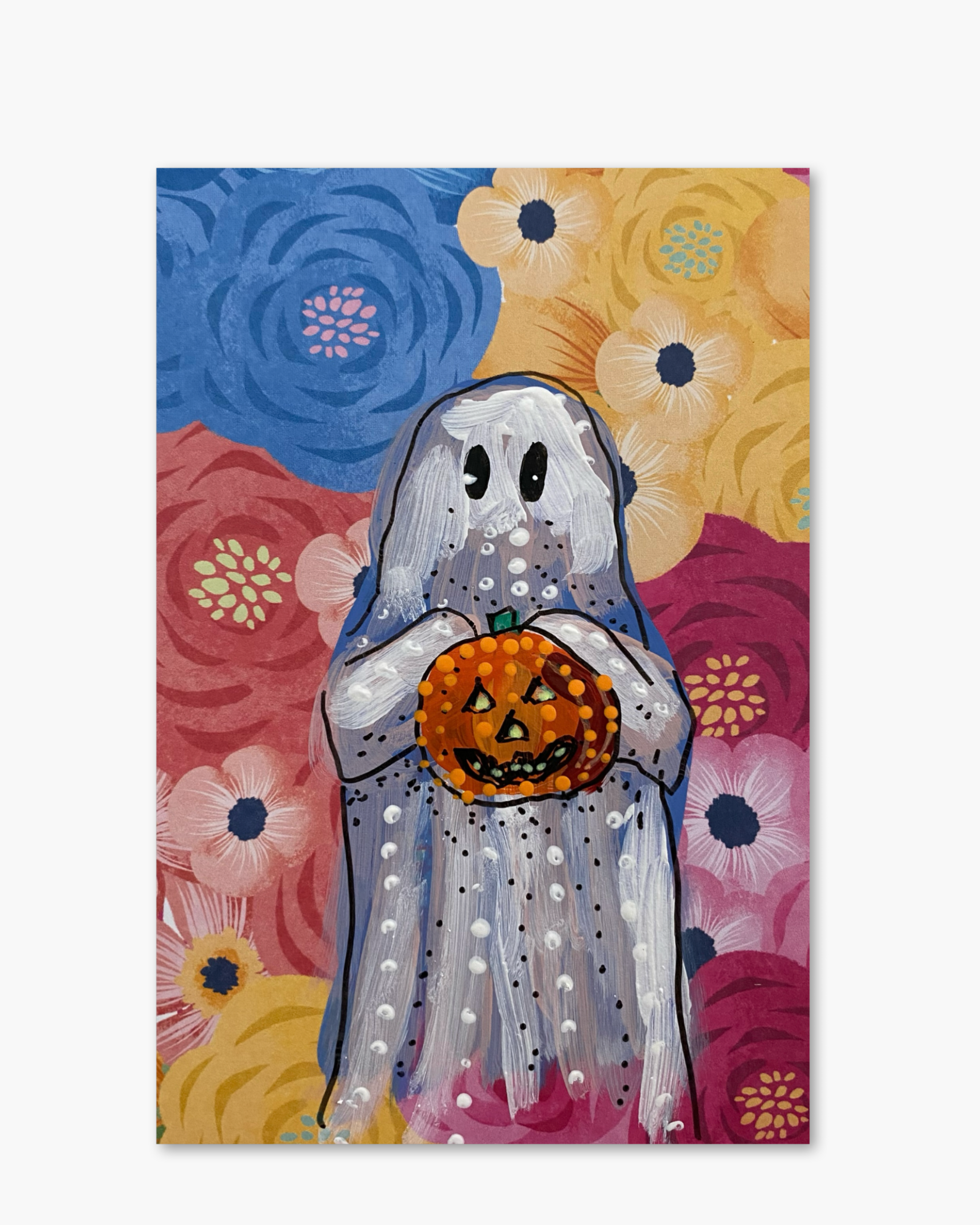 Floral Ghost ( Original Painting )