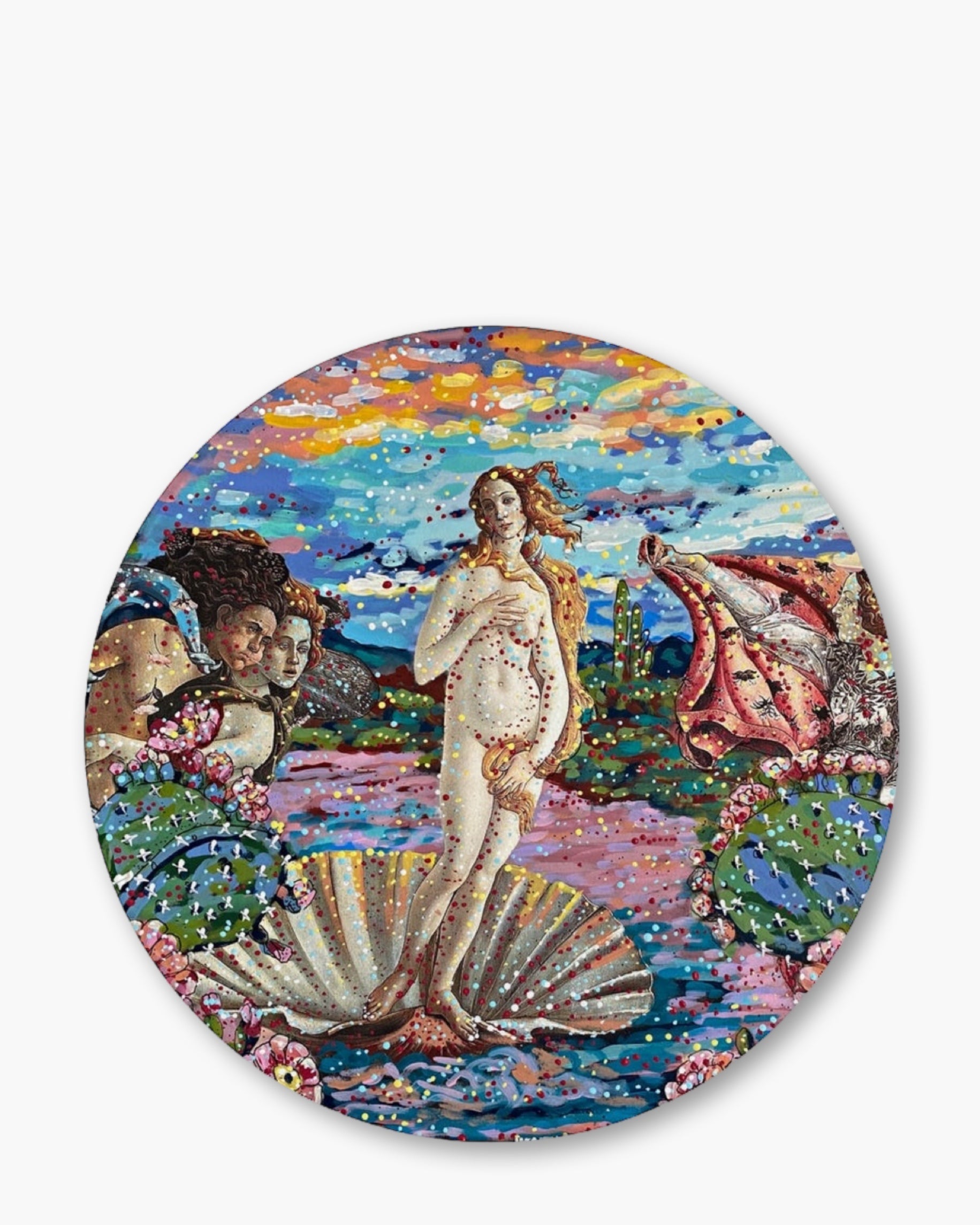 Desert Birth Of Venus Glass Chopping Board