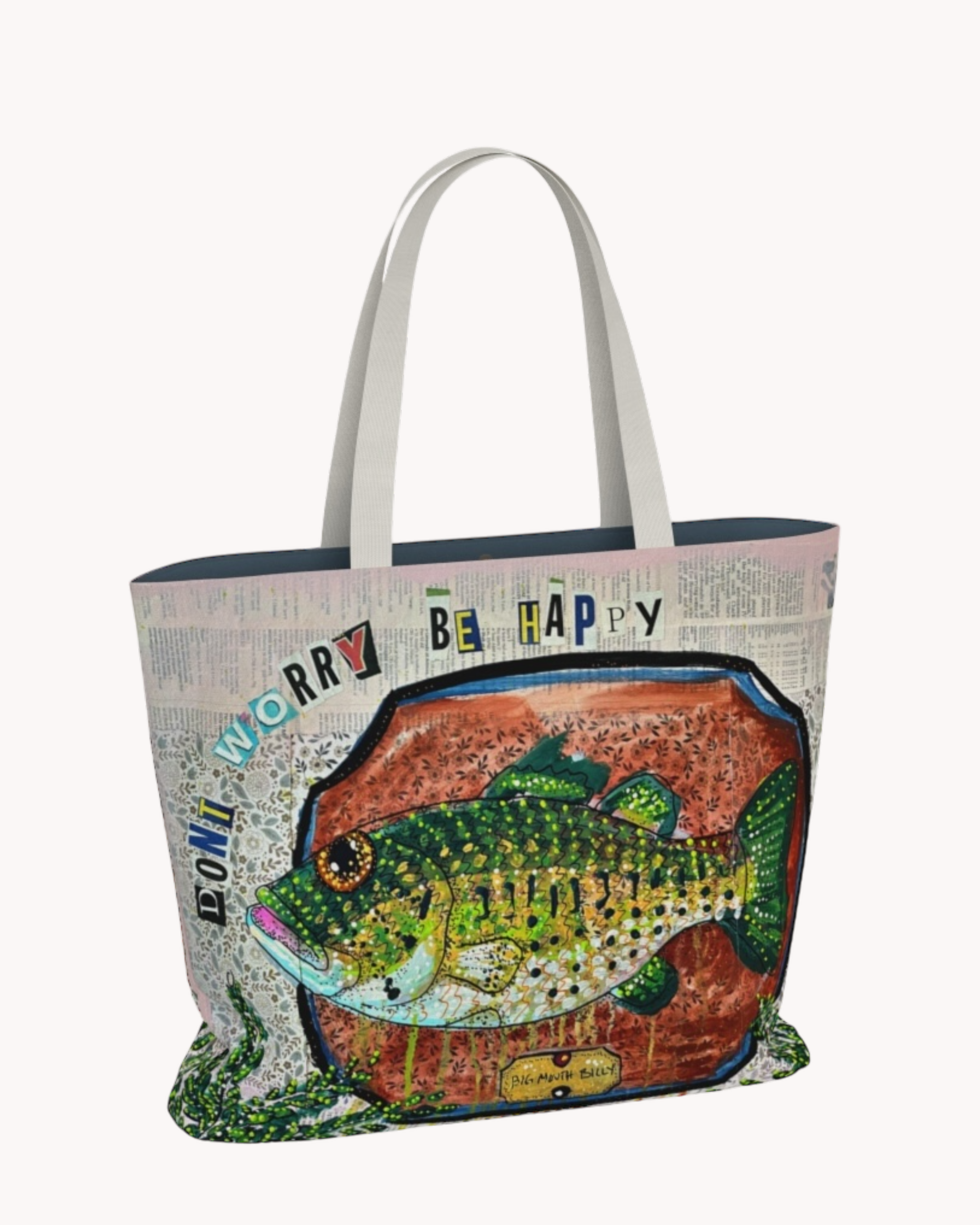 Big Mouth Bass Oversized Tote