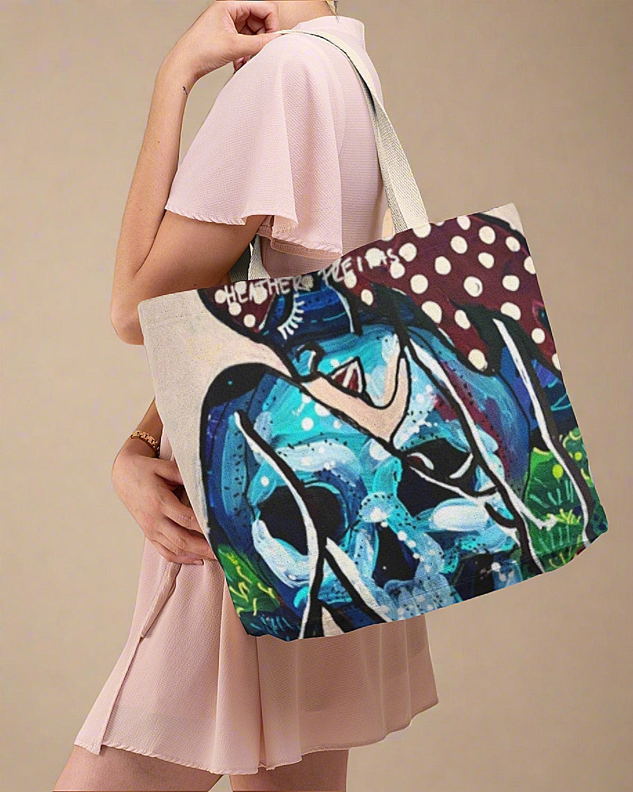 Pieces Of Me Mushroom Skull Edition Oversized Tote