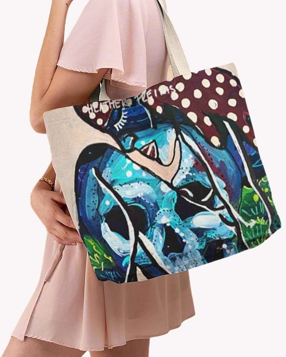 Pieces Of Me Mushroom Skull Edition Oversized Tote