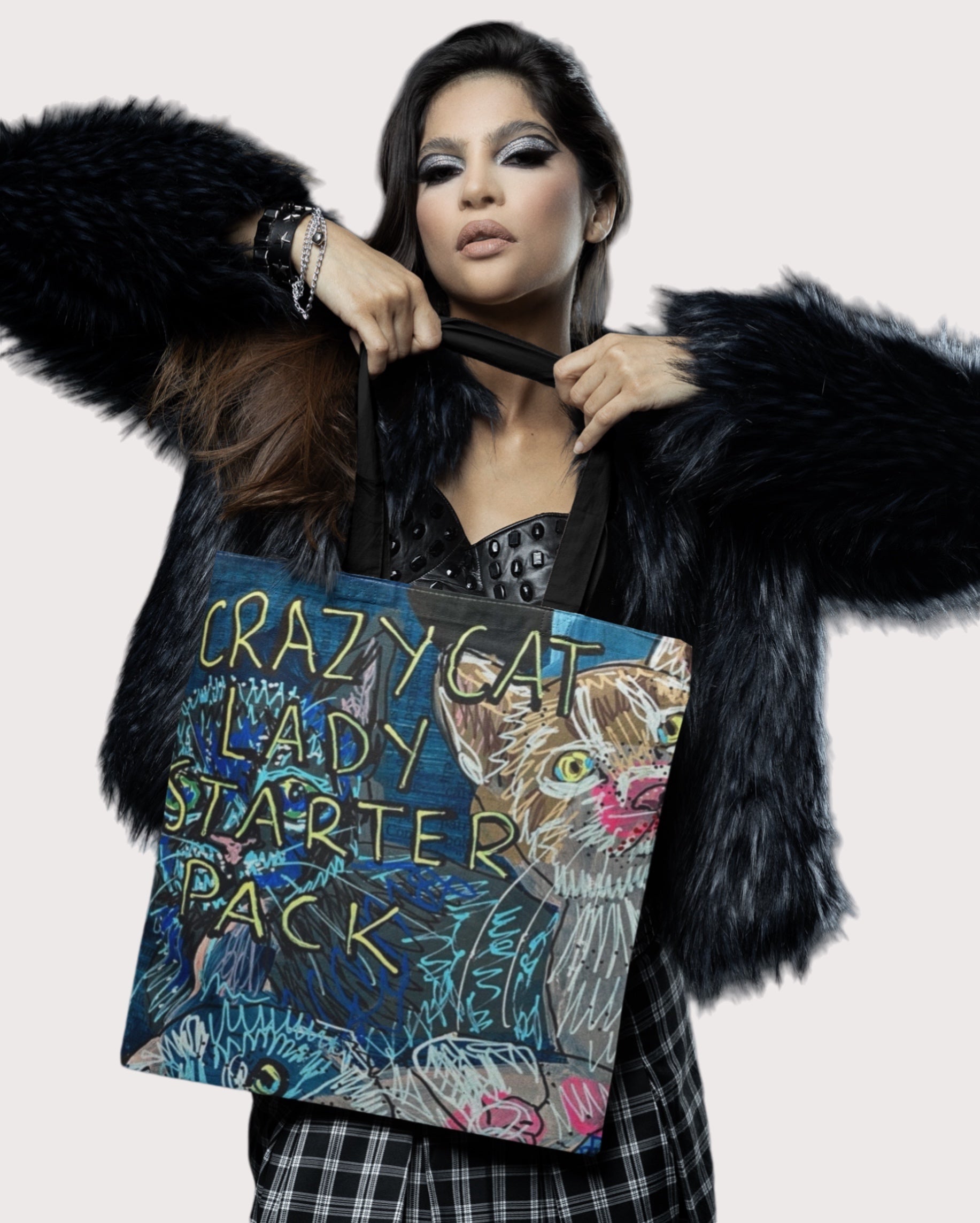 Crazy Cat Lady Tote Bag