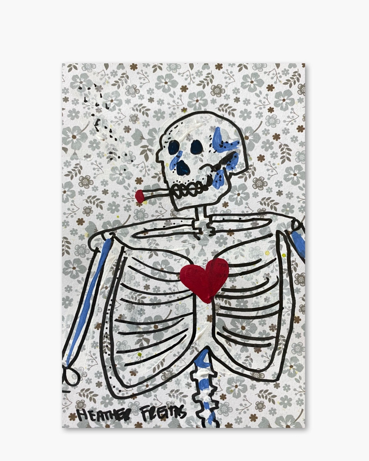 Skeleton Sketch 1 ( Original Painting )