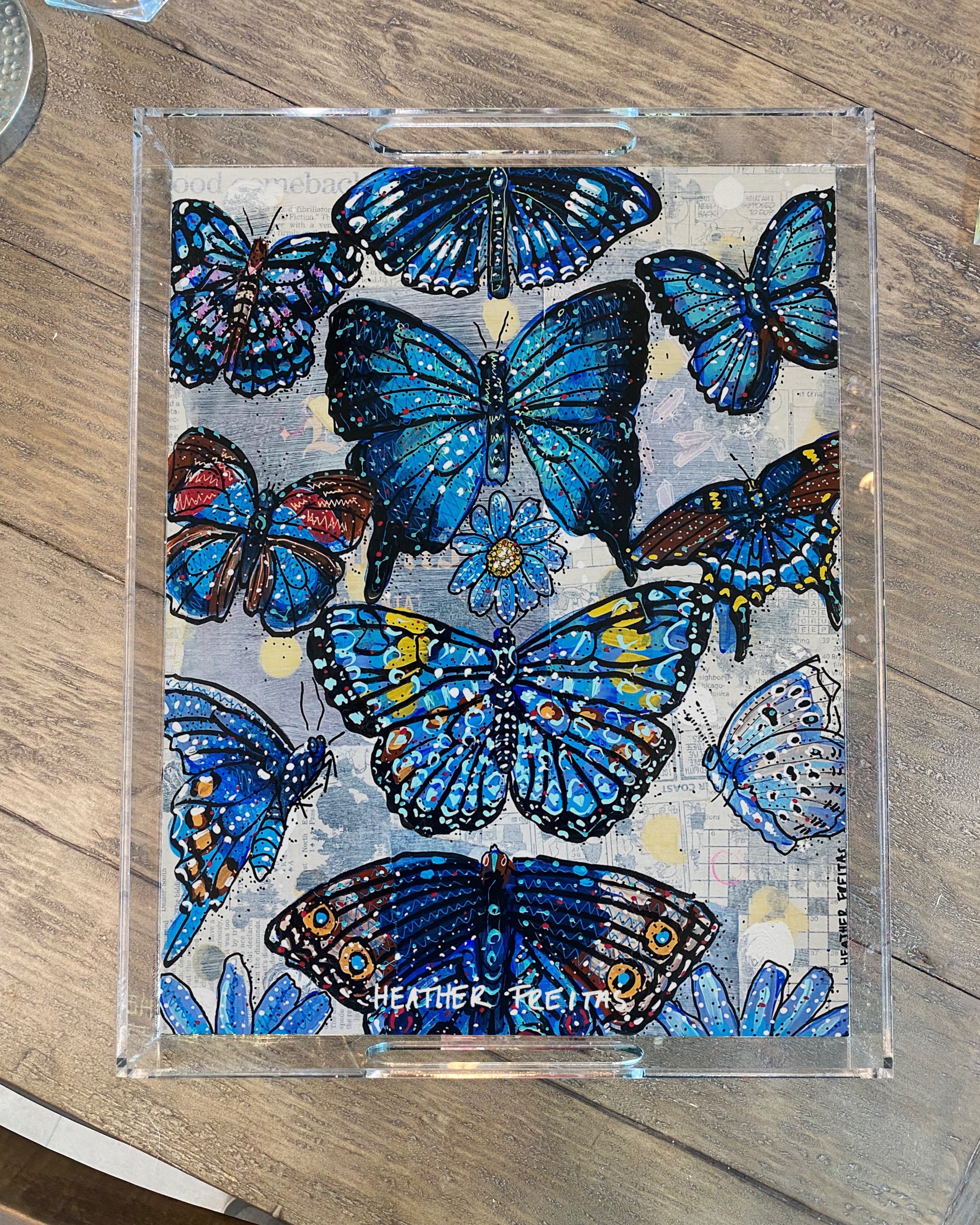 Butterfly Species - Limited Edition Acrylic Tray