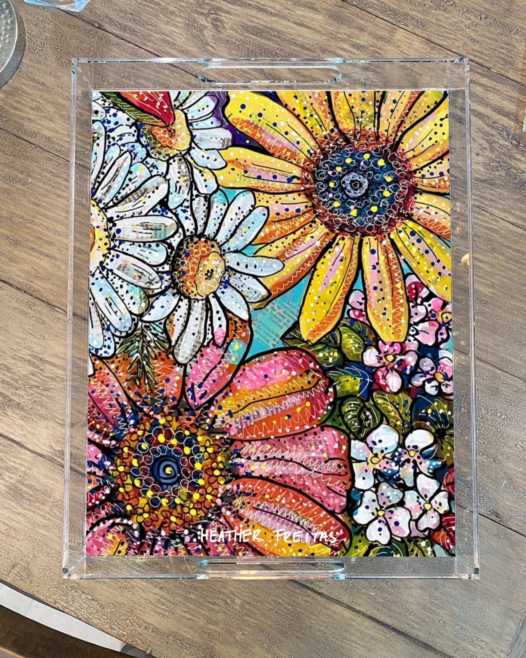 Flower Power - Limited Edition Acrylic Tray