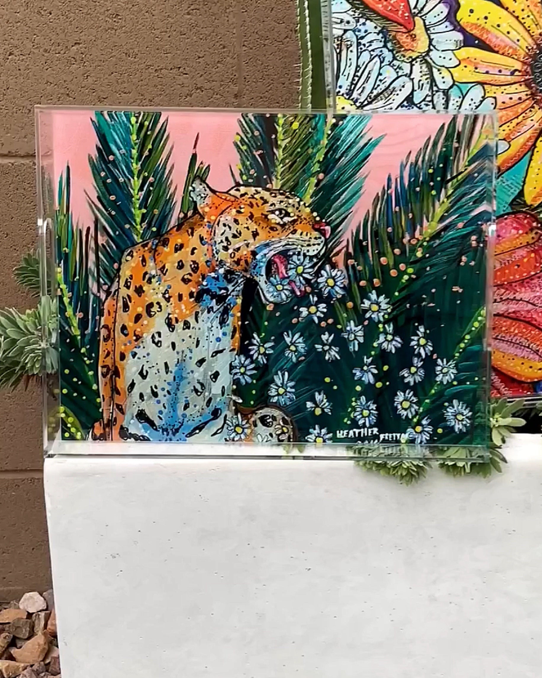 Jaguar Daisy - Limited Edition Acrylic Tray