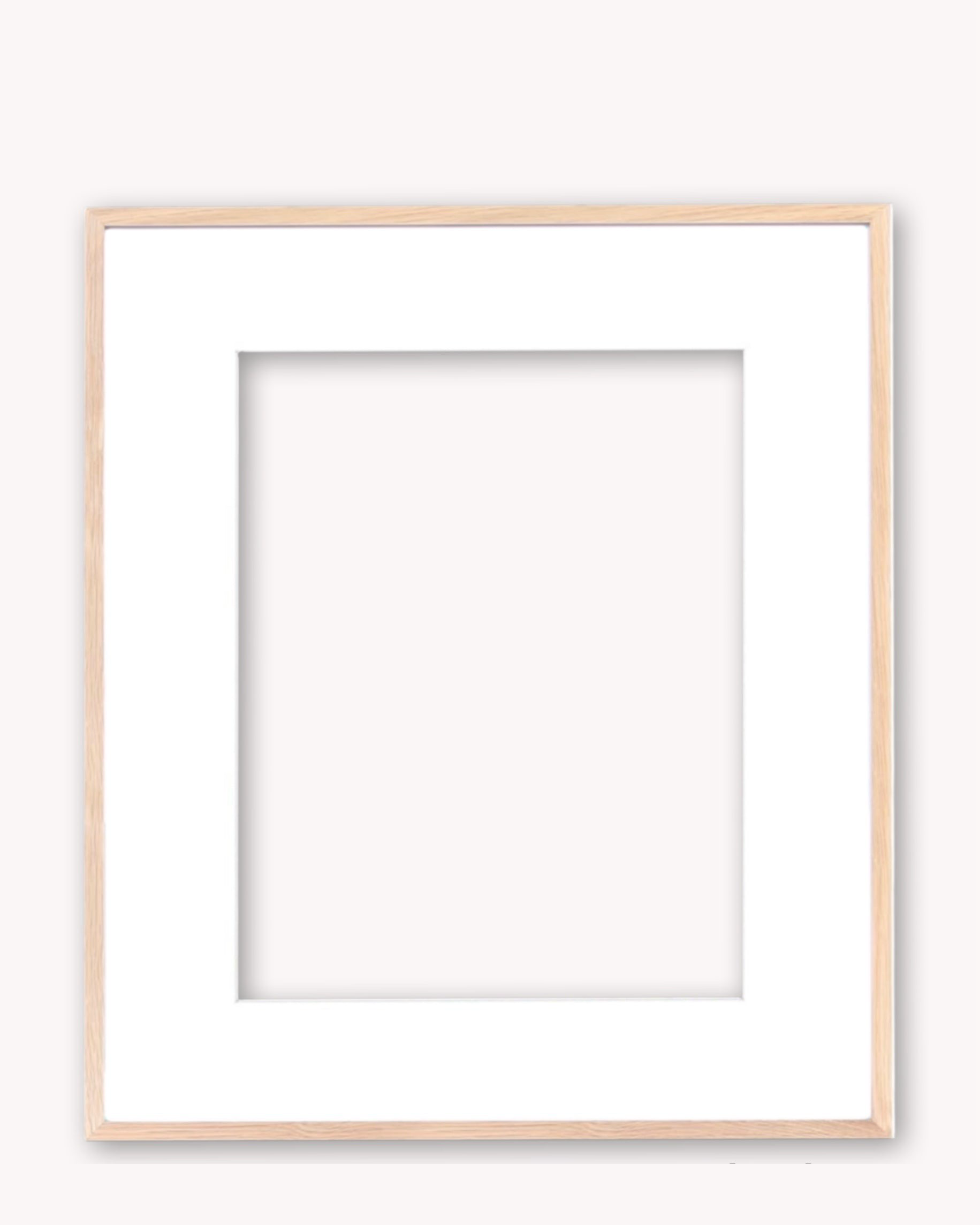 Natural Modern Wood Frame ( for works on paper, gesso board and canvas panel )