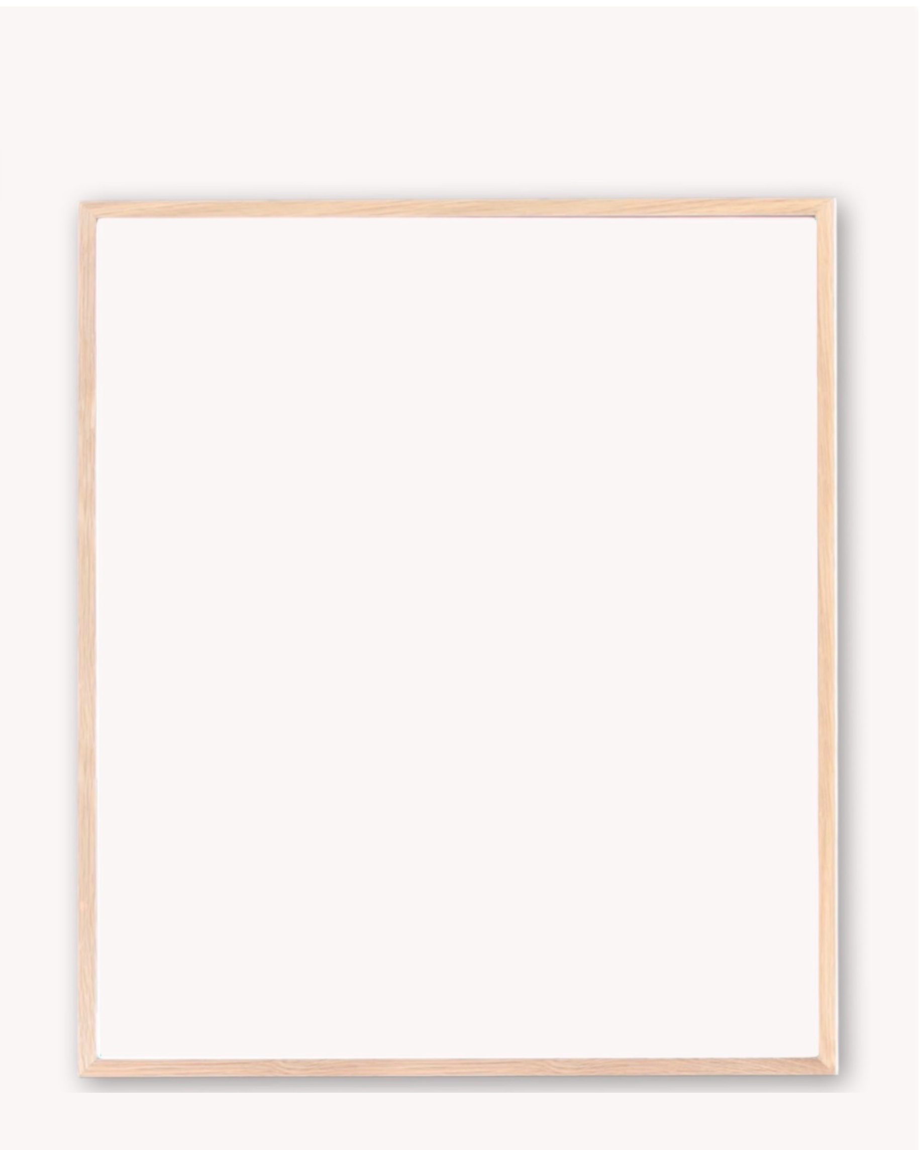 White Modern Wood Frame ( for works on paper, gesso board and canvas panel )