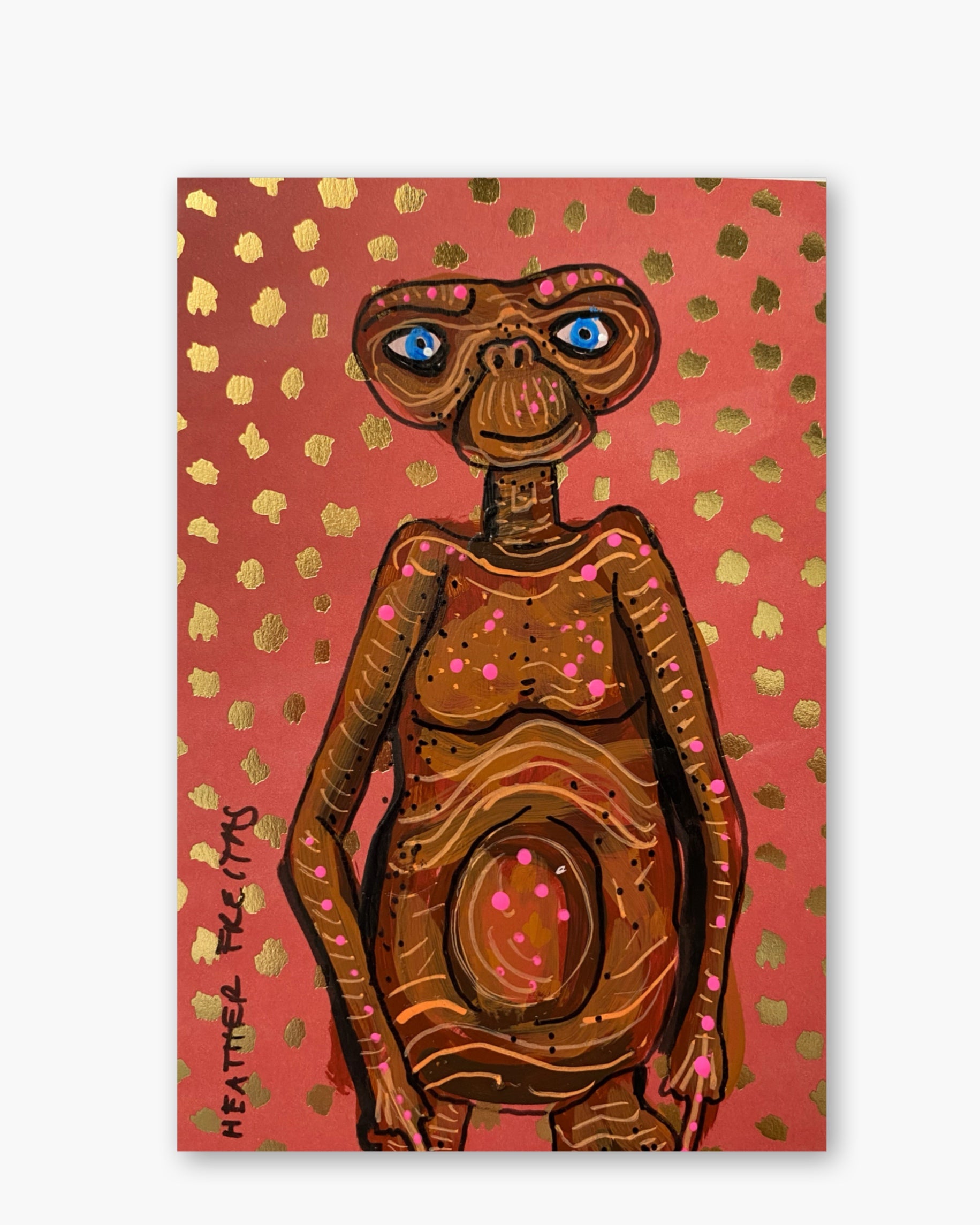 Extraterrestrial Red ( Original Painting )