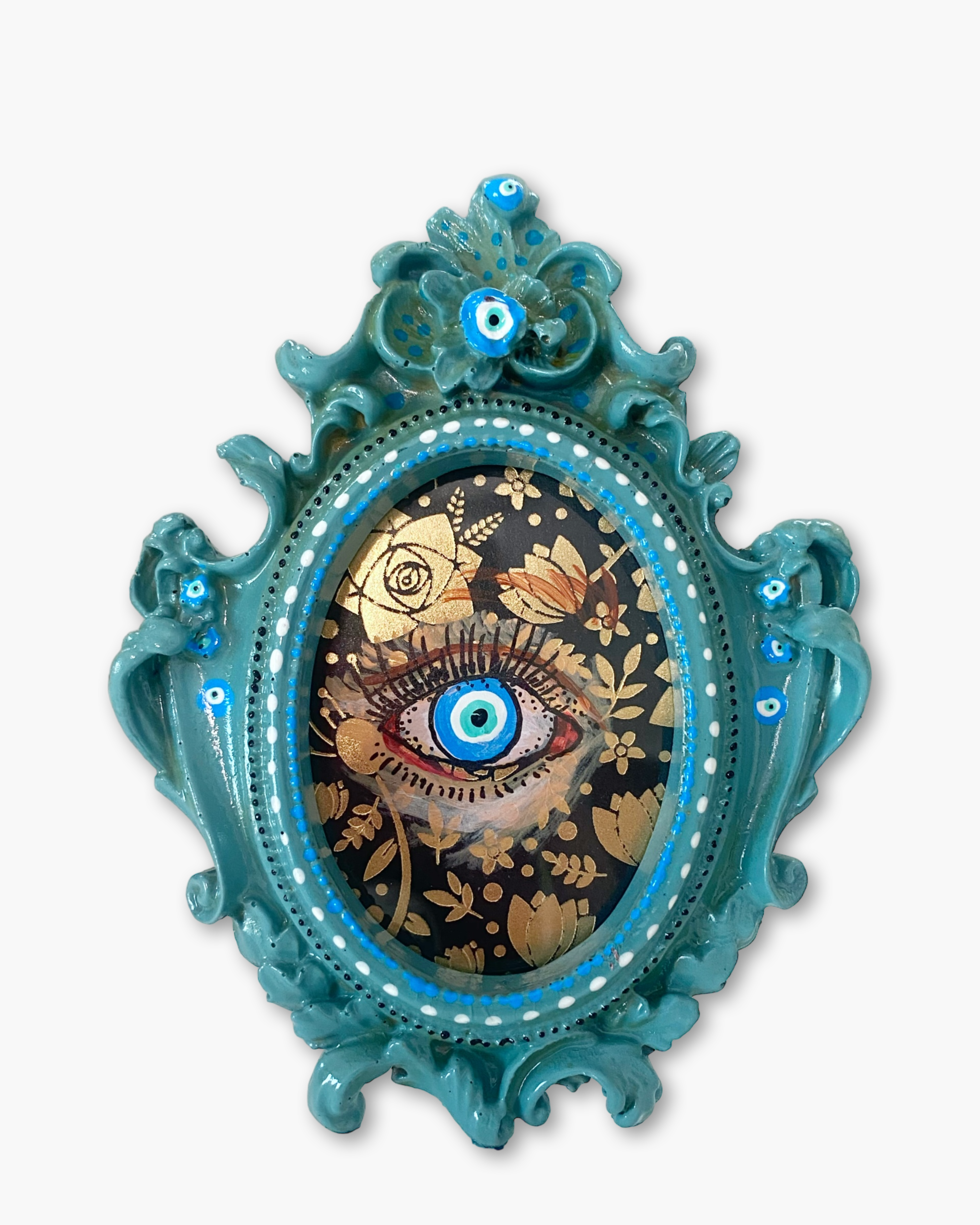 Evil Eye Blues ( Mini Original Painting )