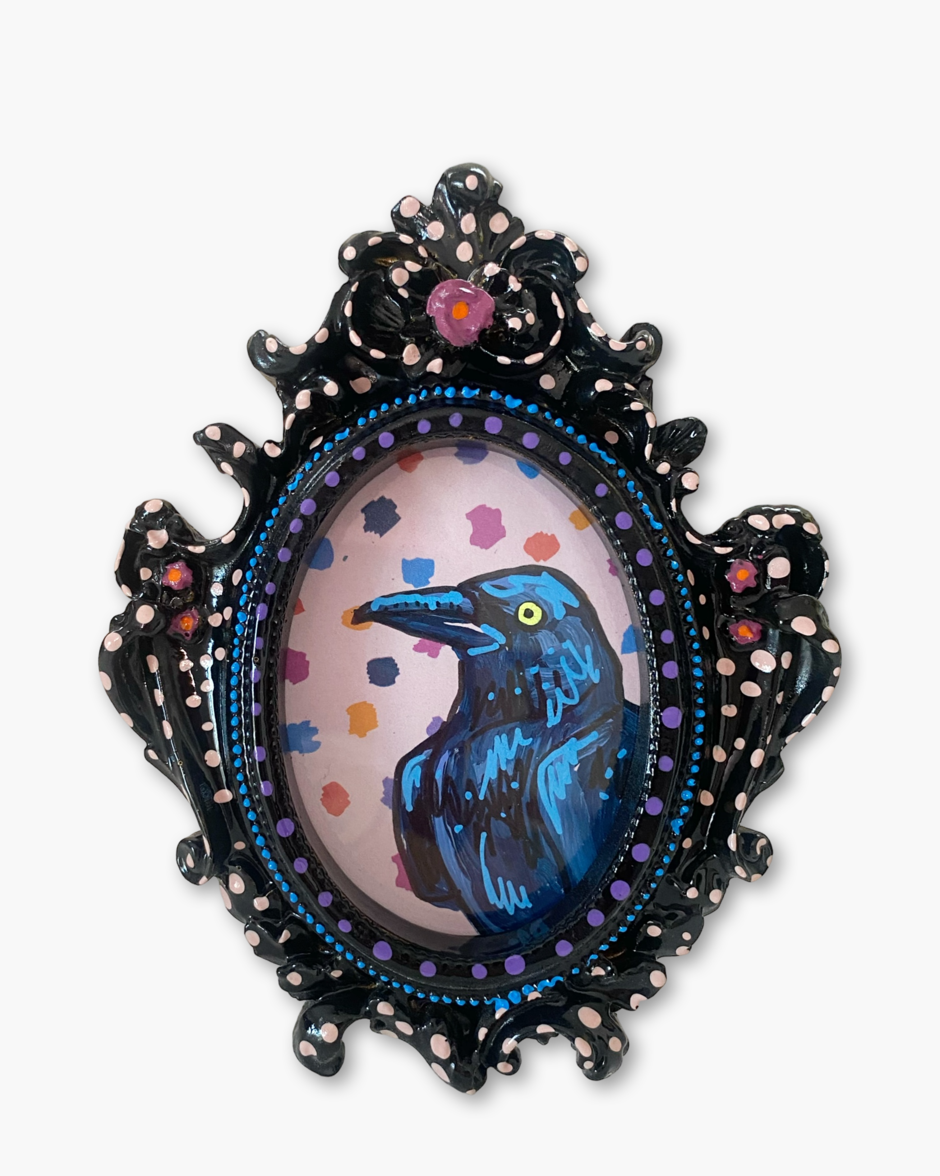 Party Raven ( Mini Original Painting )