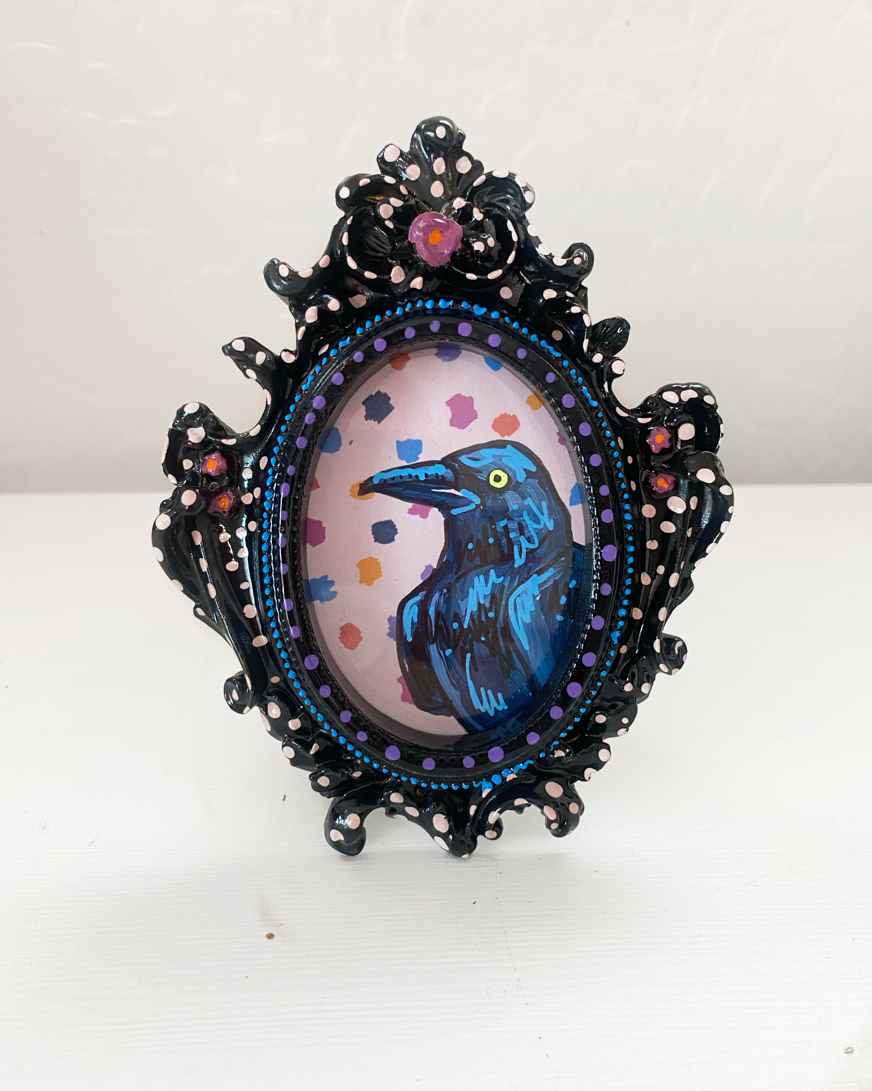 Party Raven ( Mini Original Painting )