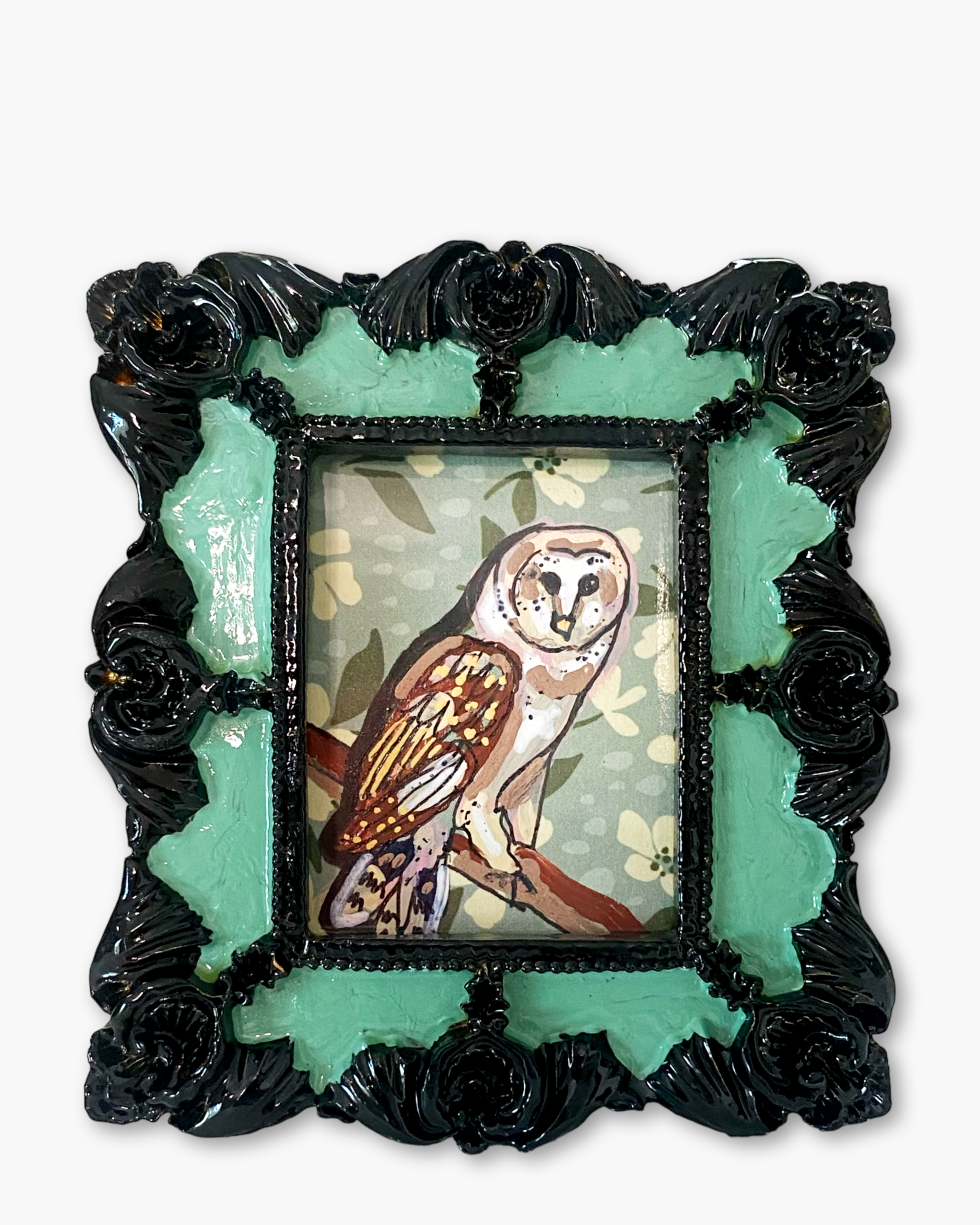 Barn Owl ( Mini Original Painting )