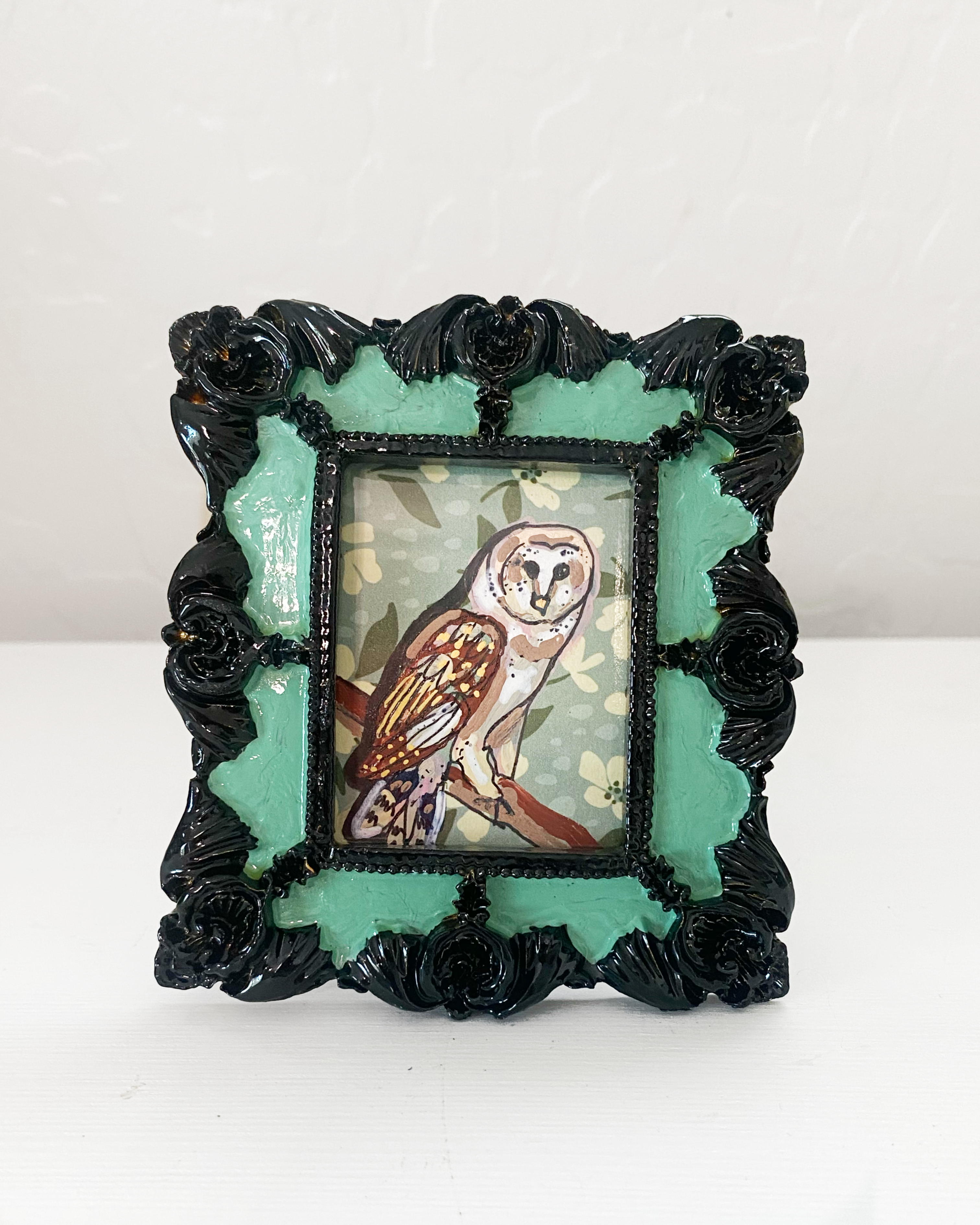 Barn Owl ( Mini Original Painting )