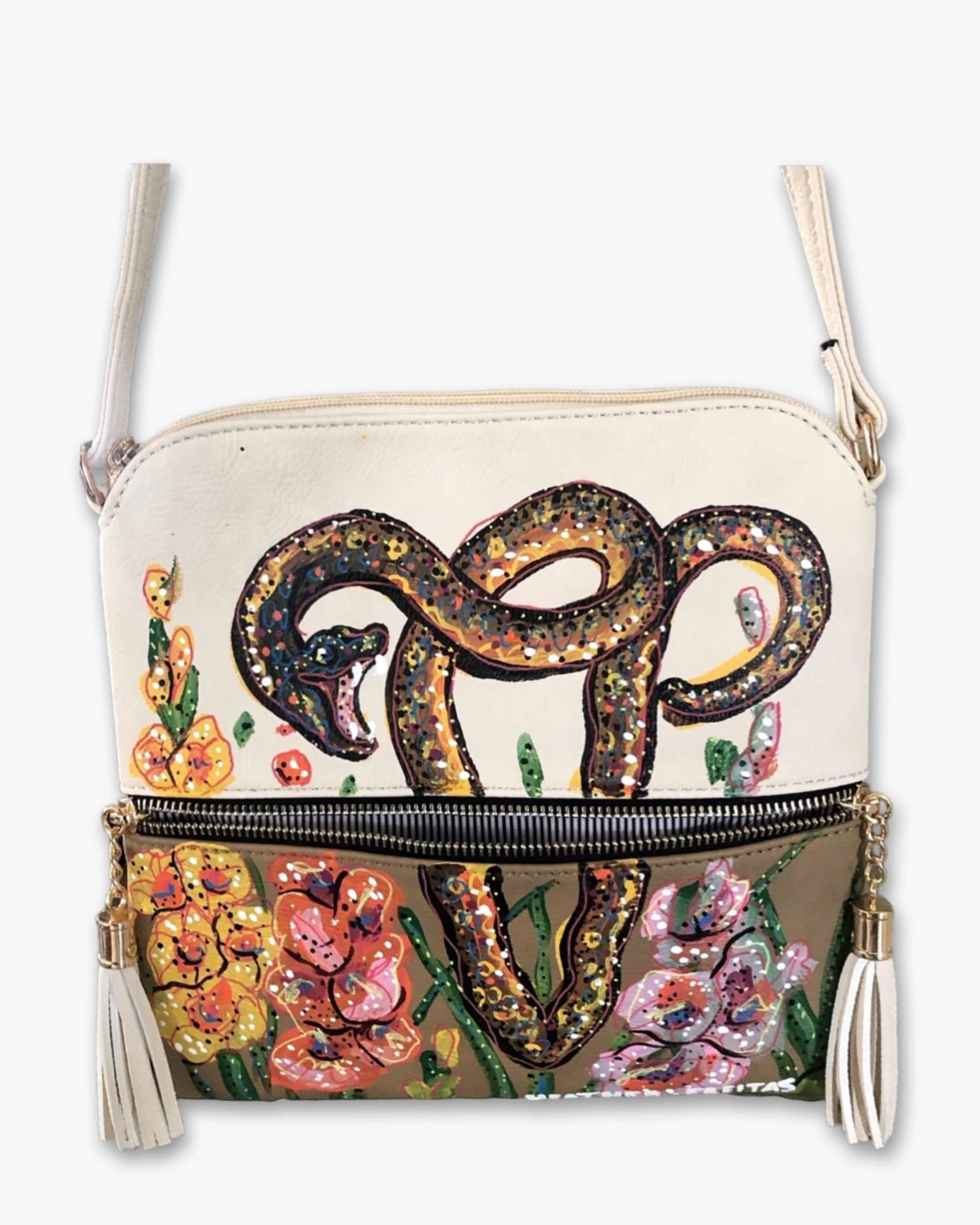 Don’t Tread On Me Hand Painted Crossbody