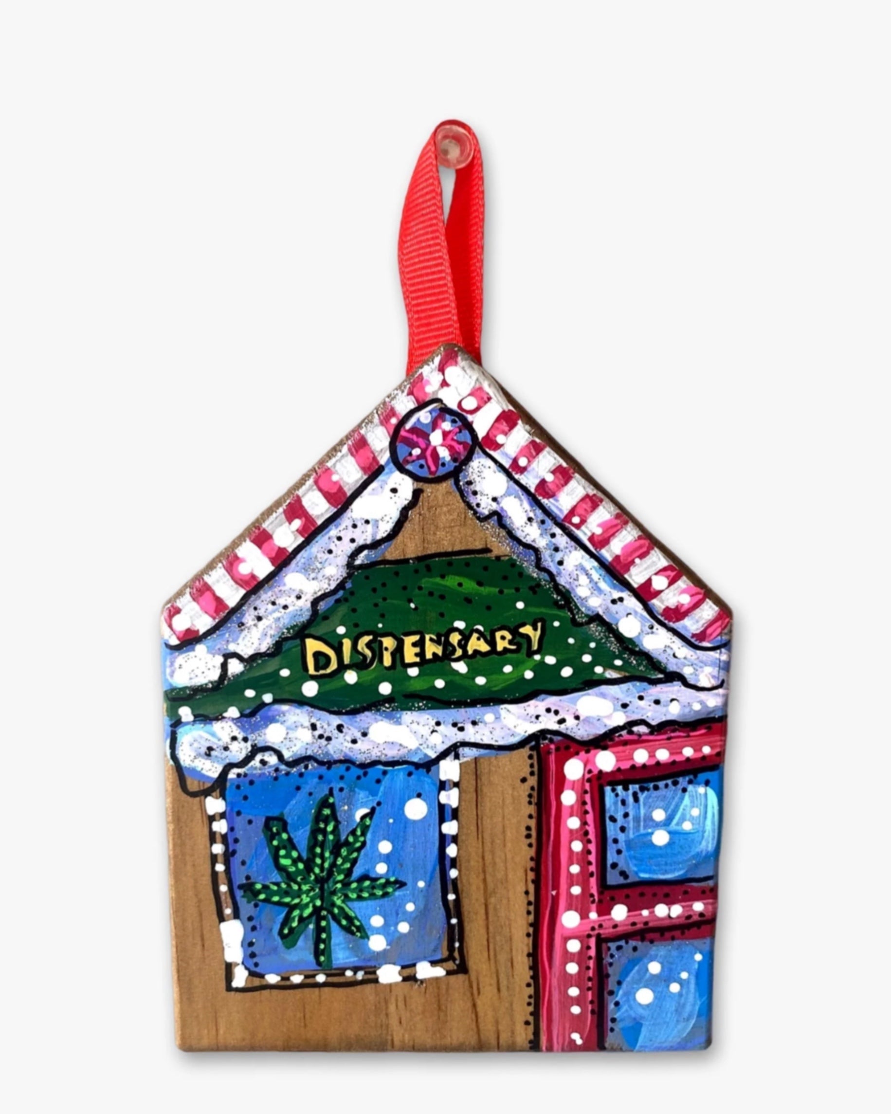 The Dispensary - Hand Painted Ornament