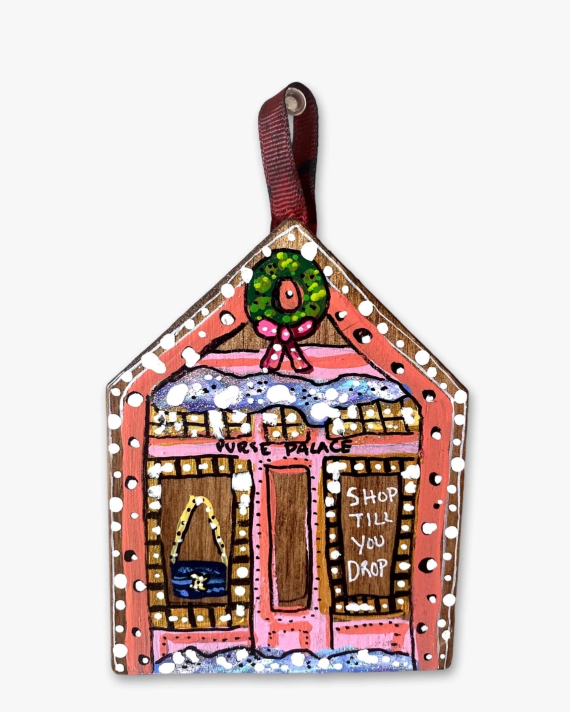 Purse Palace - Hand Painted Ornament