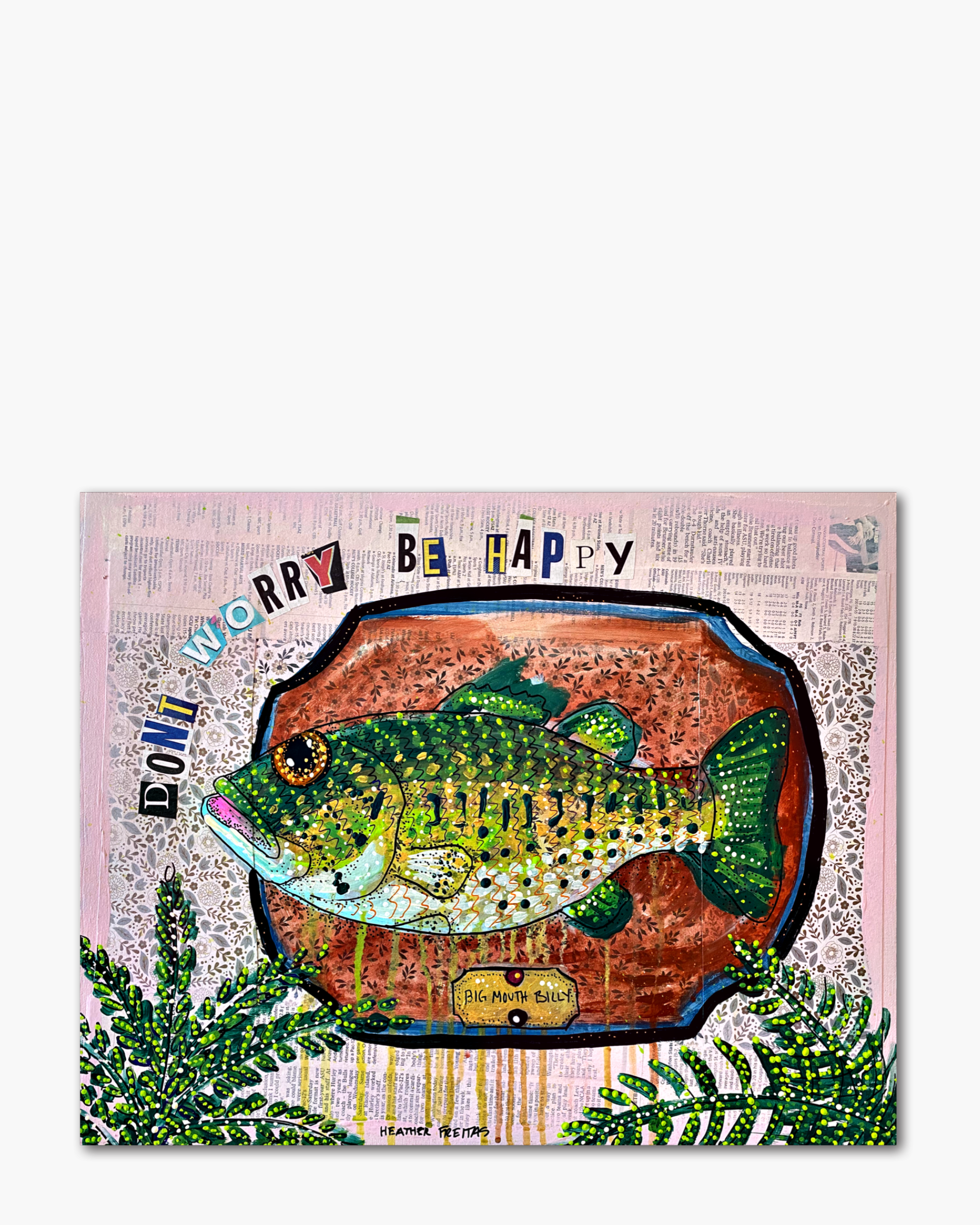 Large Mouth Bass ( Original Painting )