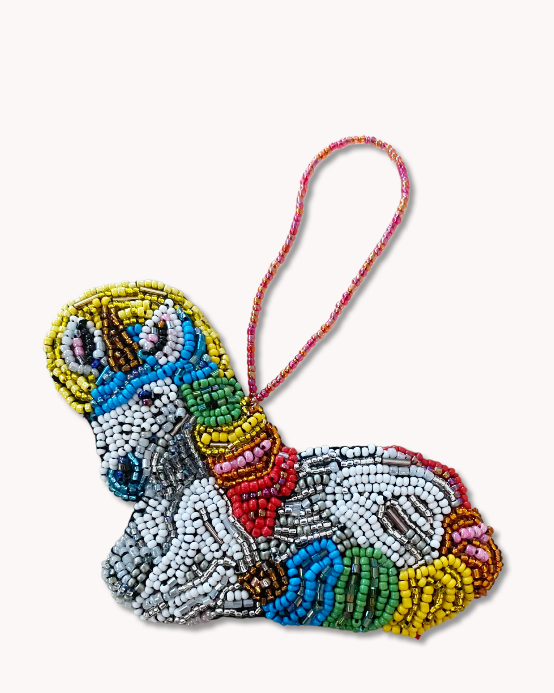 Beaded Unicorn Ornament