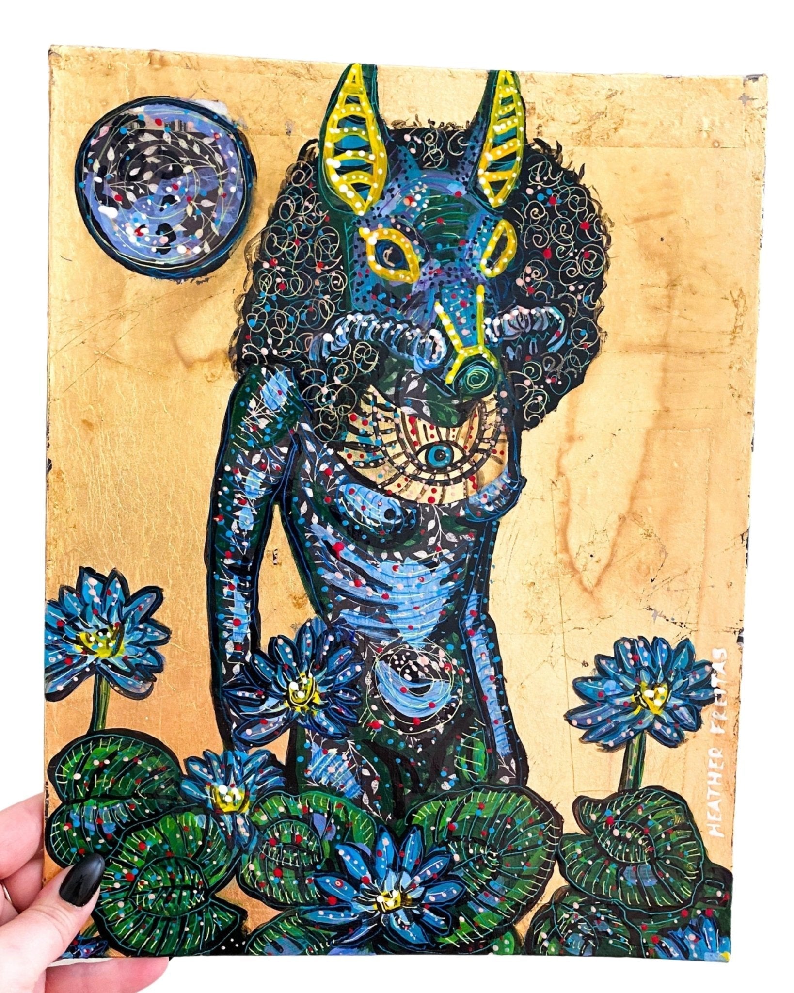 Anubis - Heather Freitas - fine art home deccor