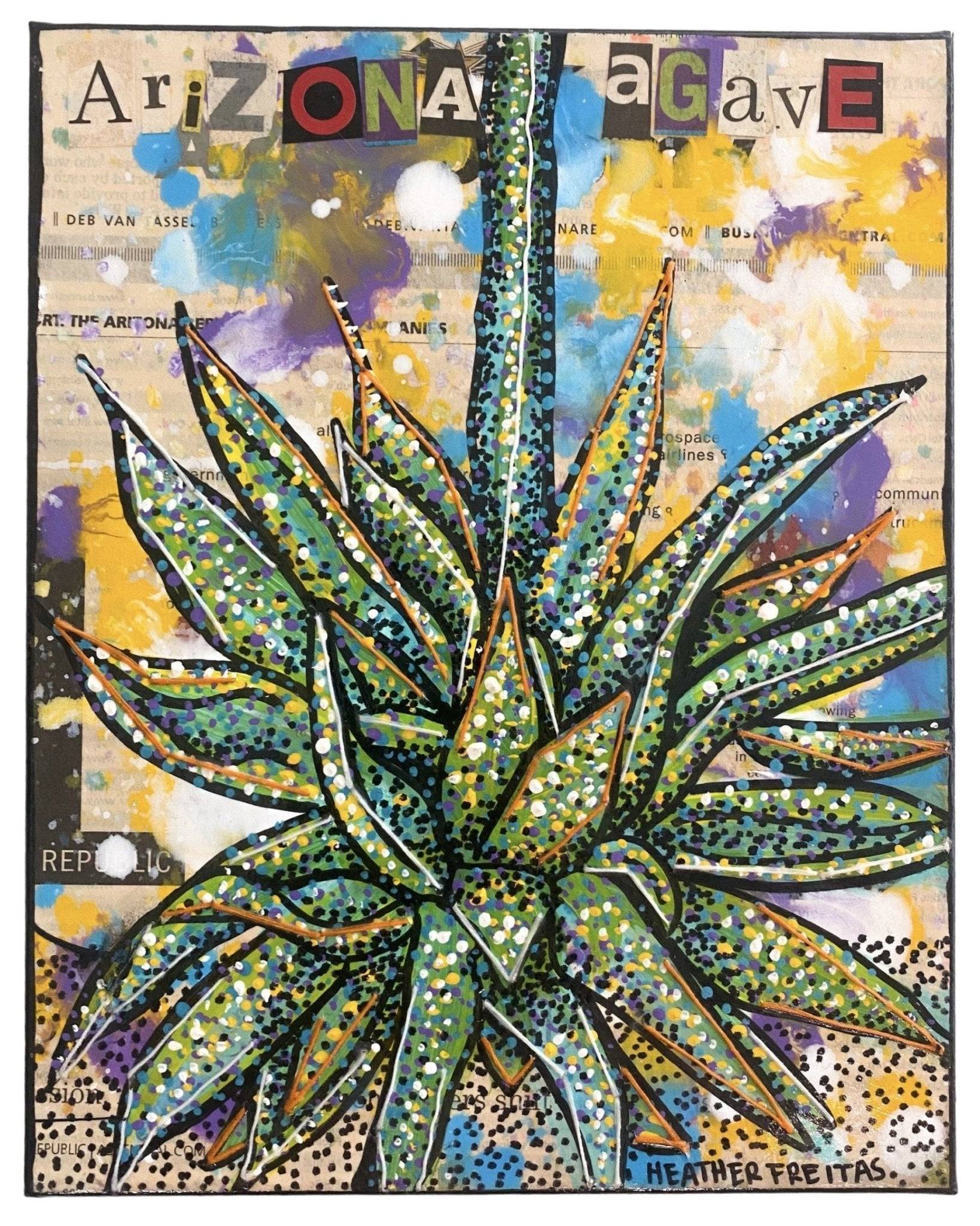 Arizona Agave - Heather Freitas - fine art home deccor