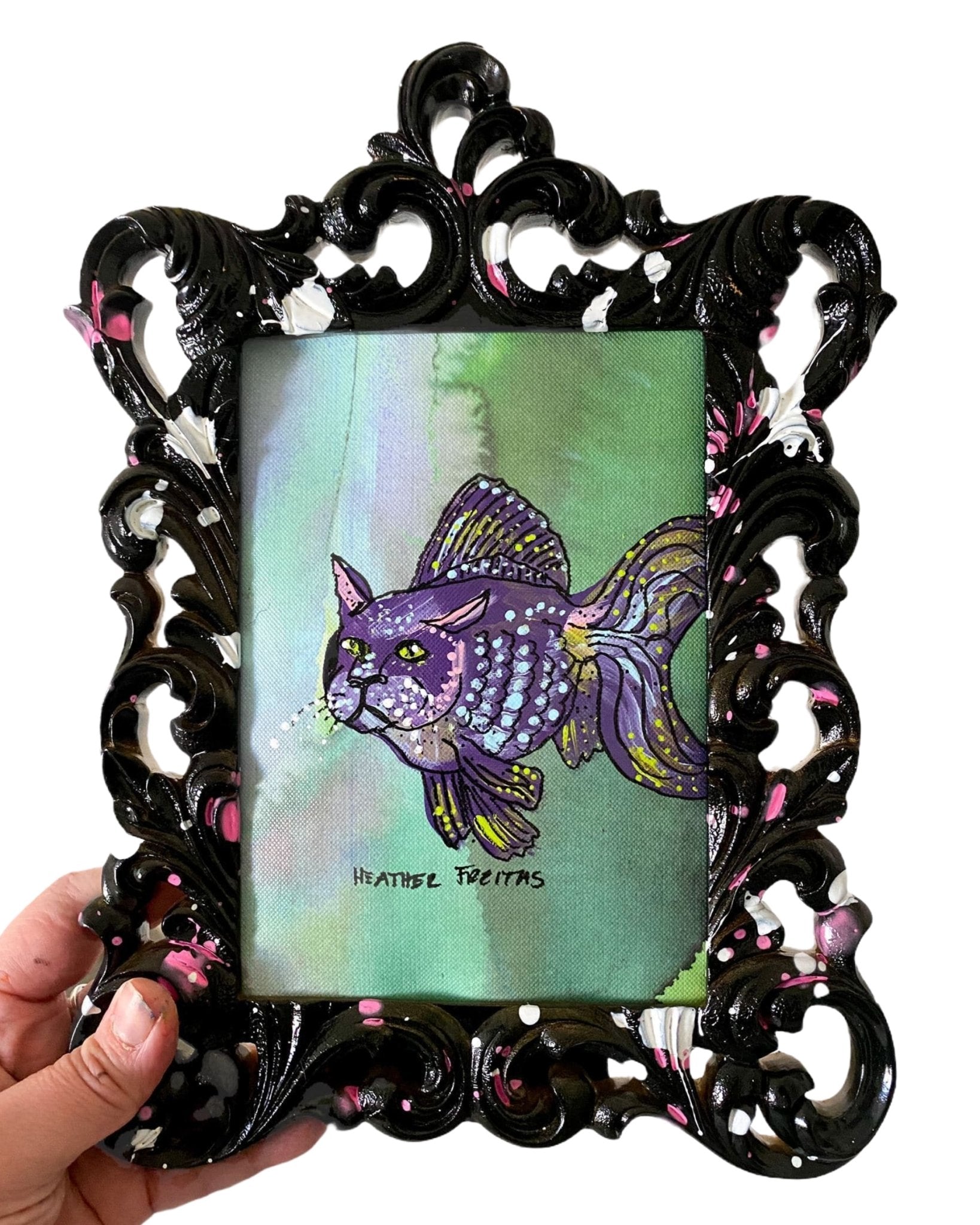 Cat Fish - Oddities Collection - Heather Freitas - fine art home deccor