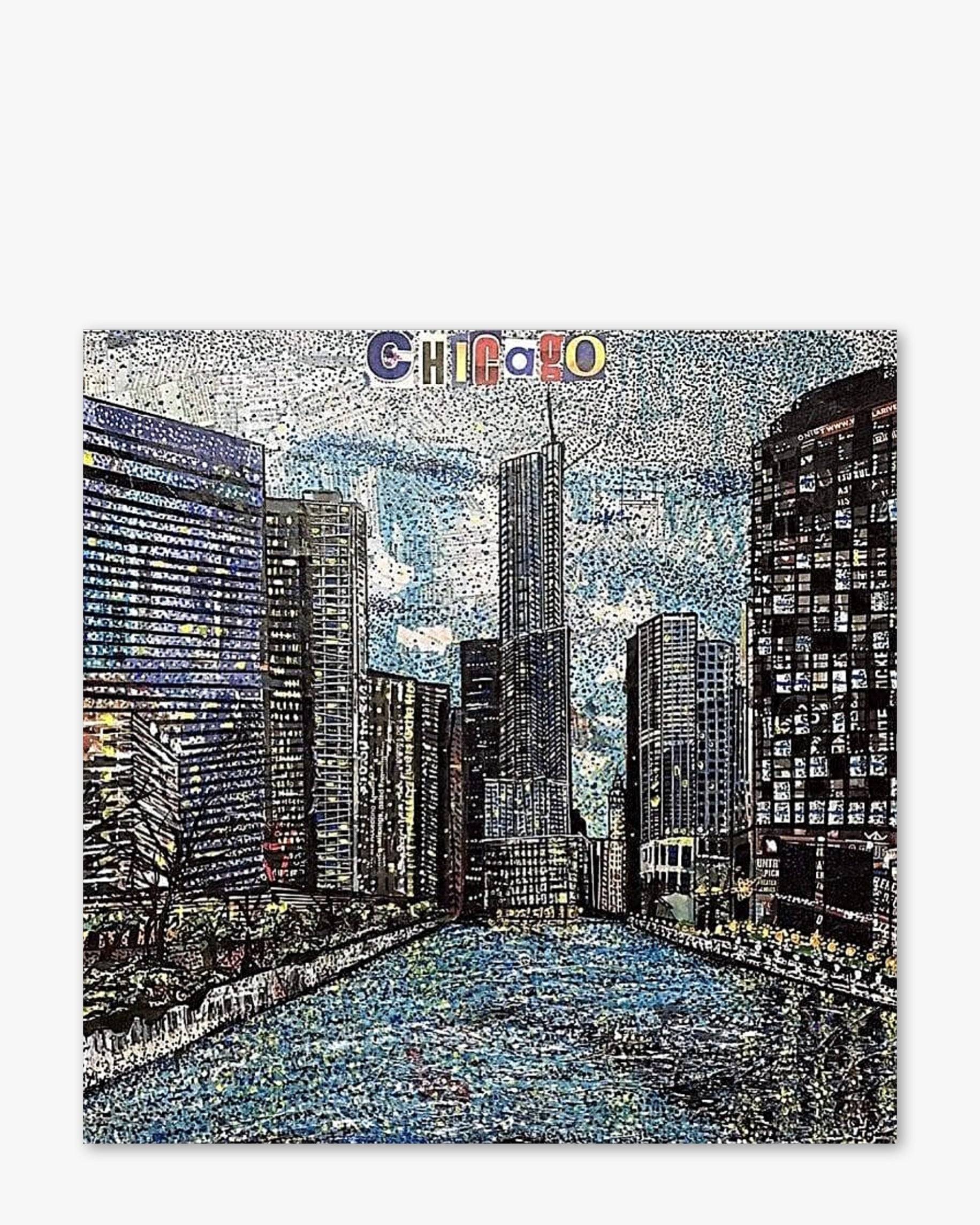 Chicago ( Original Painting ) - Heather Freitas - fine art home deccor