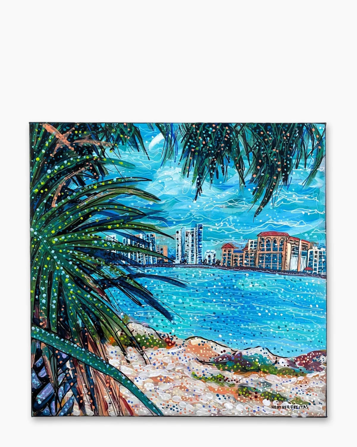 Clearwater , Florida - @ jeanniehargrave ( Original Painting ) - Heather Freitas - fine art home deccor