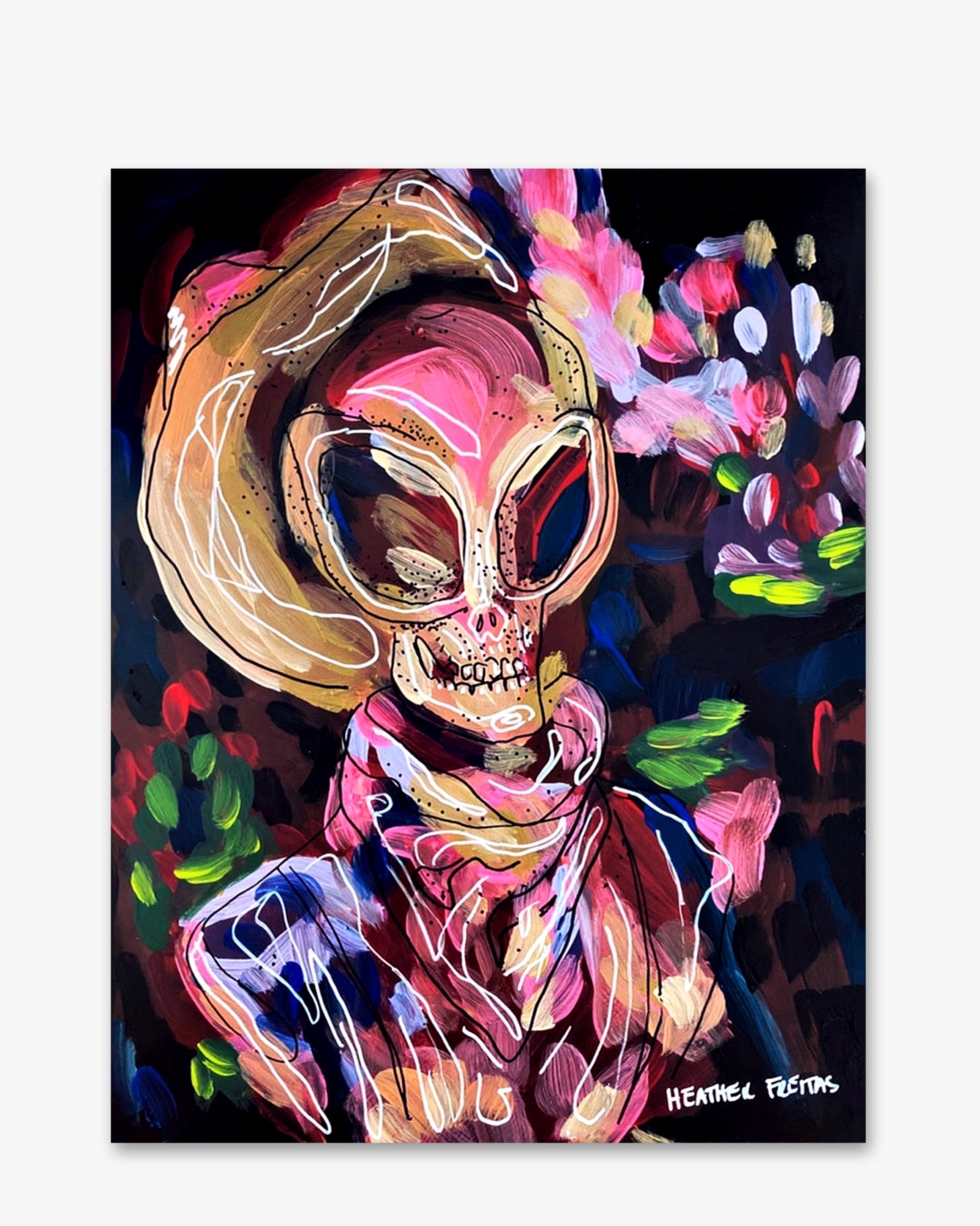 Cowgirls & Aliens - Heather Freitas - fine art home deccor