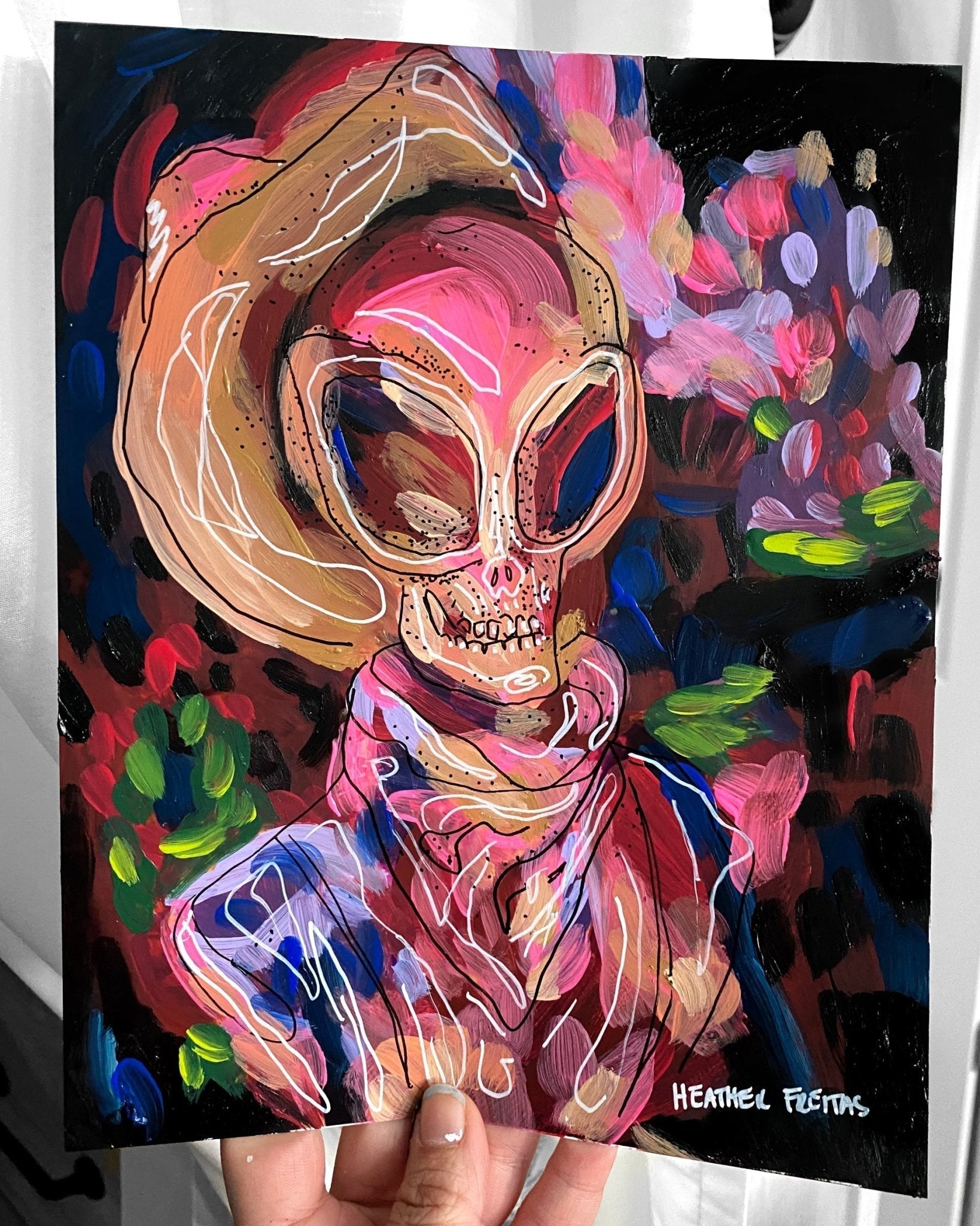 Cowgirls & Aliens - Heather Freitas - fine art home deccor