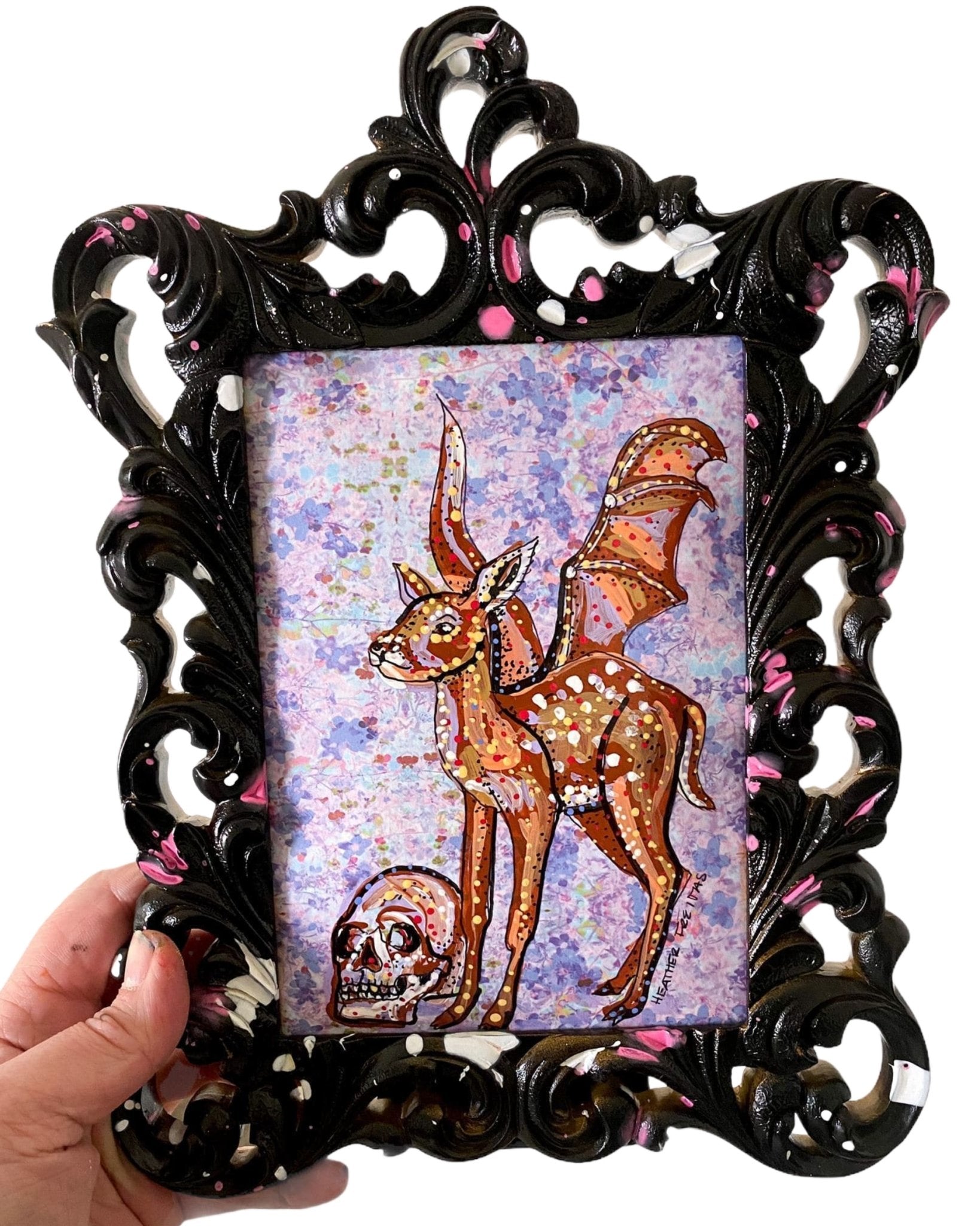 Deer Bat - Oddities Collection - Heather Freitas - fine art home deccor