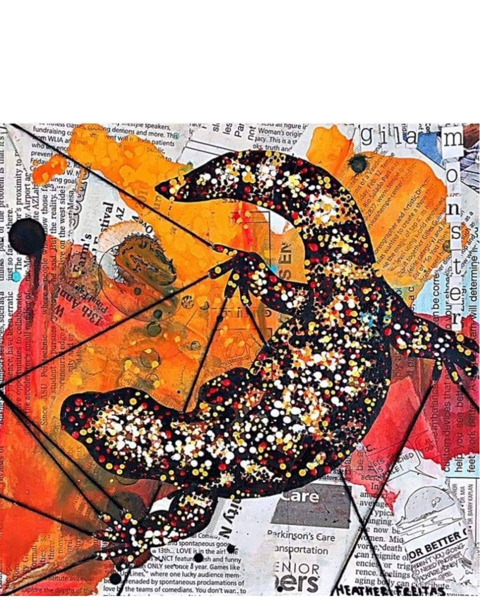 Gila Monster - Heather Freitas - fine art home deccor